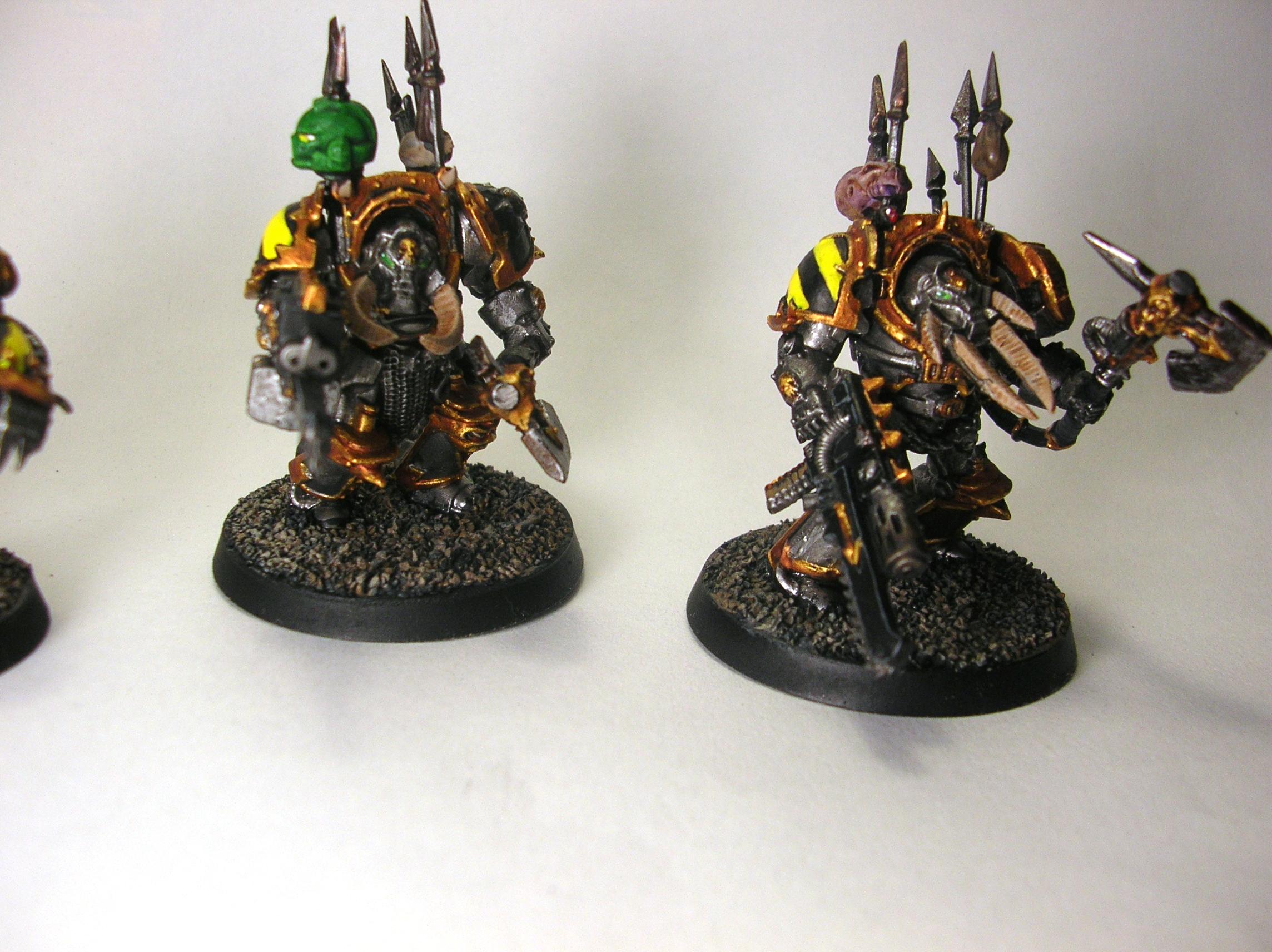 Chaos Space Marines, Iron Warriors, Terminator Armor, Warhammer 40 K
