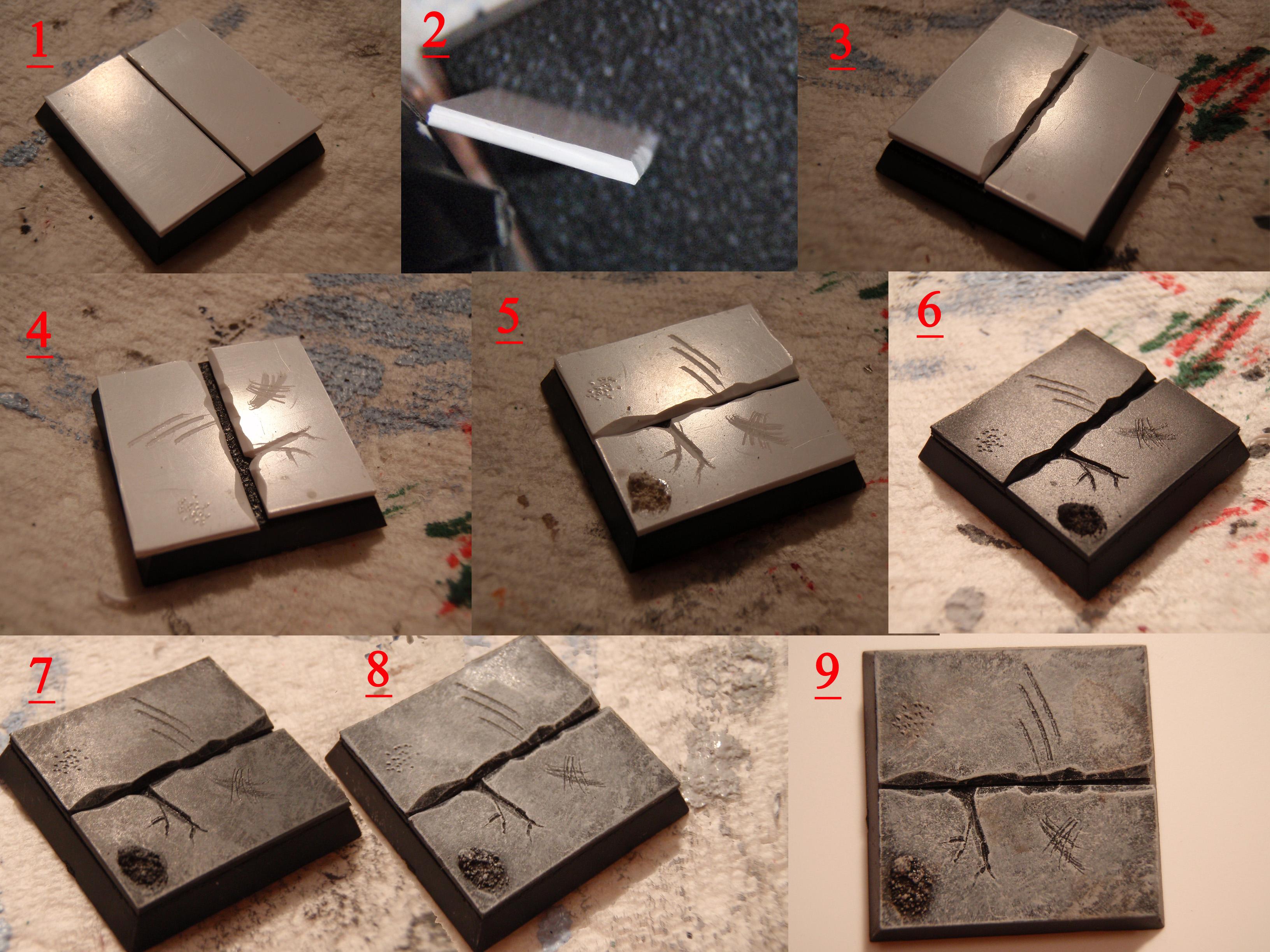 Process of building a dungeon tile base