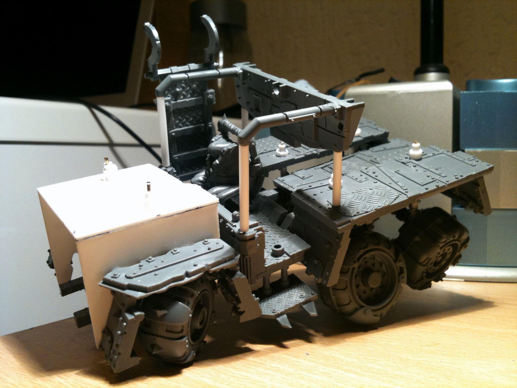 Da Dark Angelz, Orks, Trukk, Work In Progress