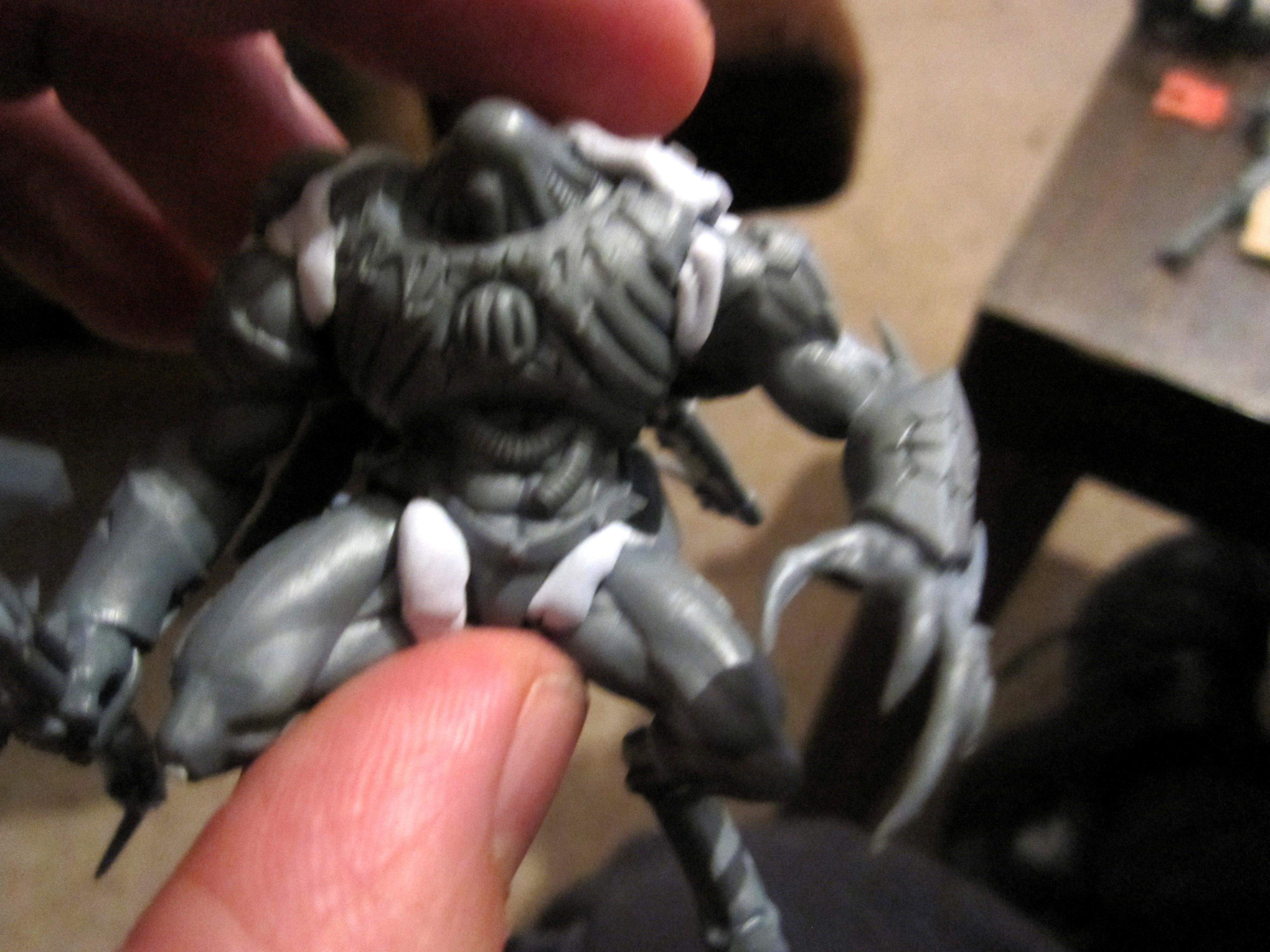 Chaos Daemons, Conversion, Daemon Prince, Nurgle, Warhammer 40,000, Work In Progress