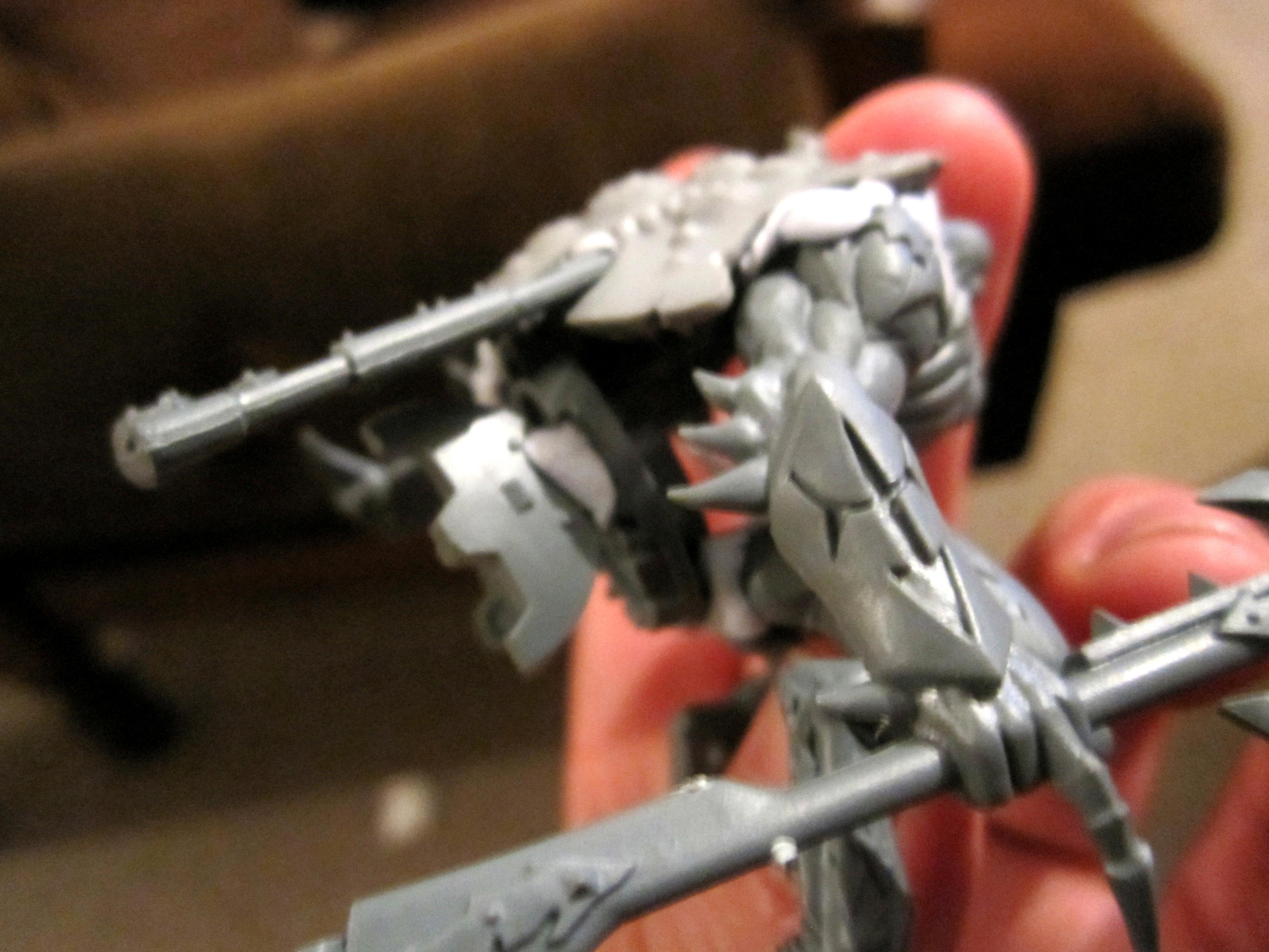 Chaos Daemons, Conversion, Daemon Prince, Nurgle, Warhammer 40,000, Work In Progress