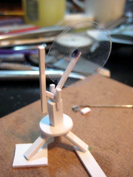 Satellite dish bjective marker detail