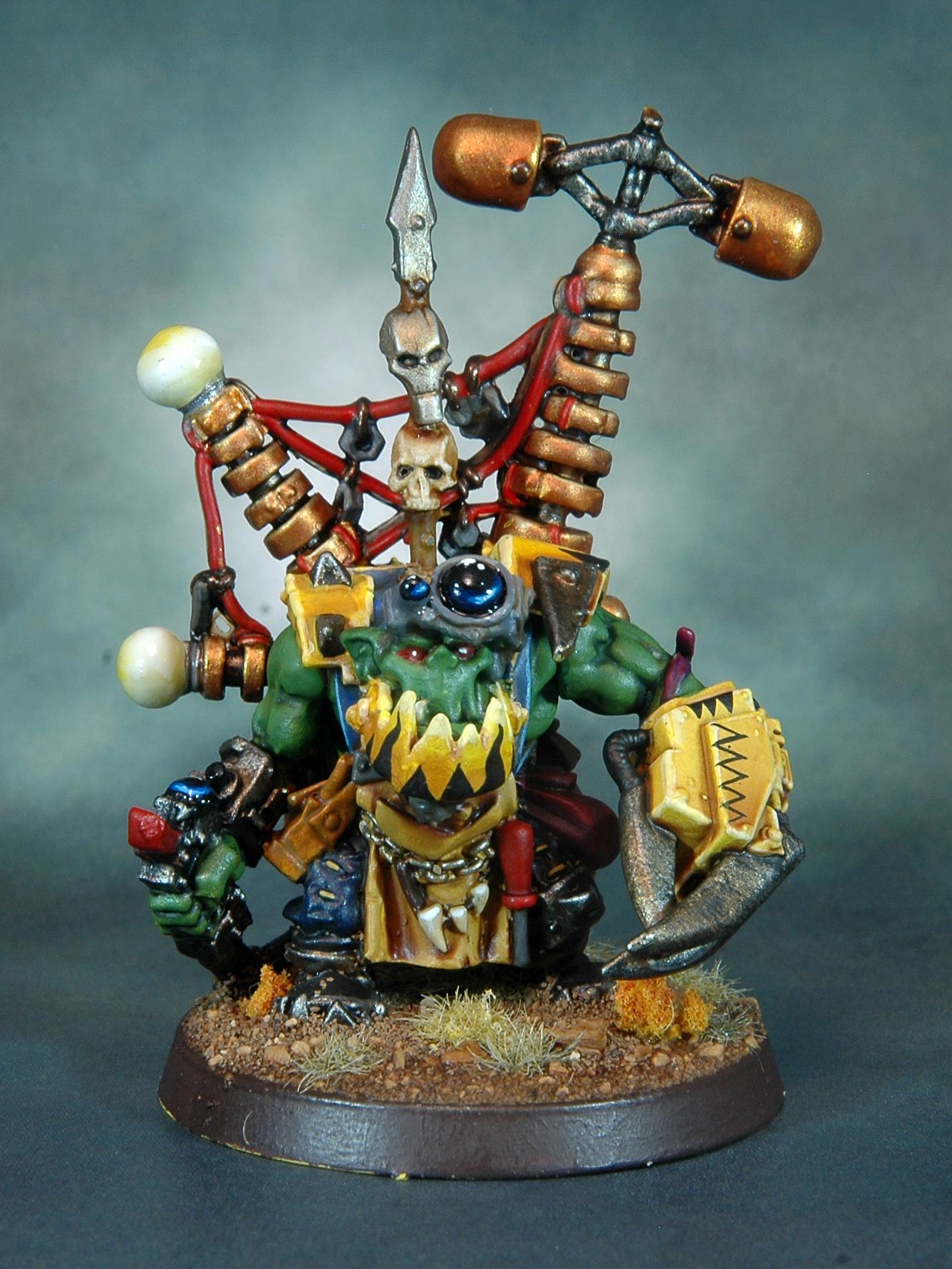 Bad Moons, Big Mek, Kustom Force Field, Orks, Power Klaw, Warhammer 40,000