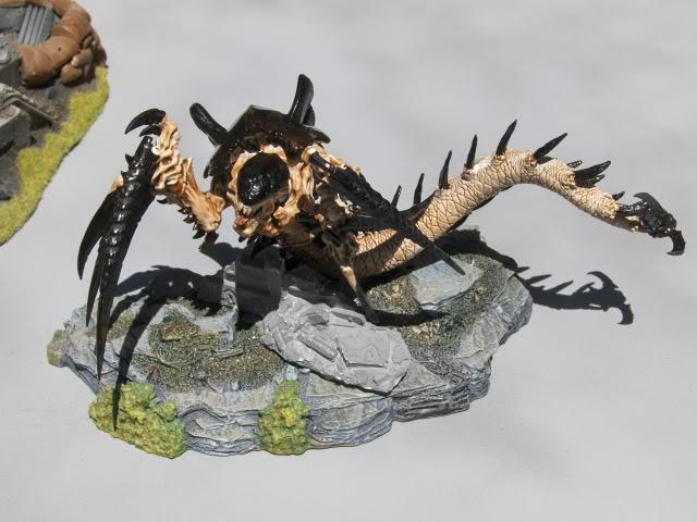 Dipped Tyranid Trygon Conversion, Trygon, Tyranids