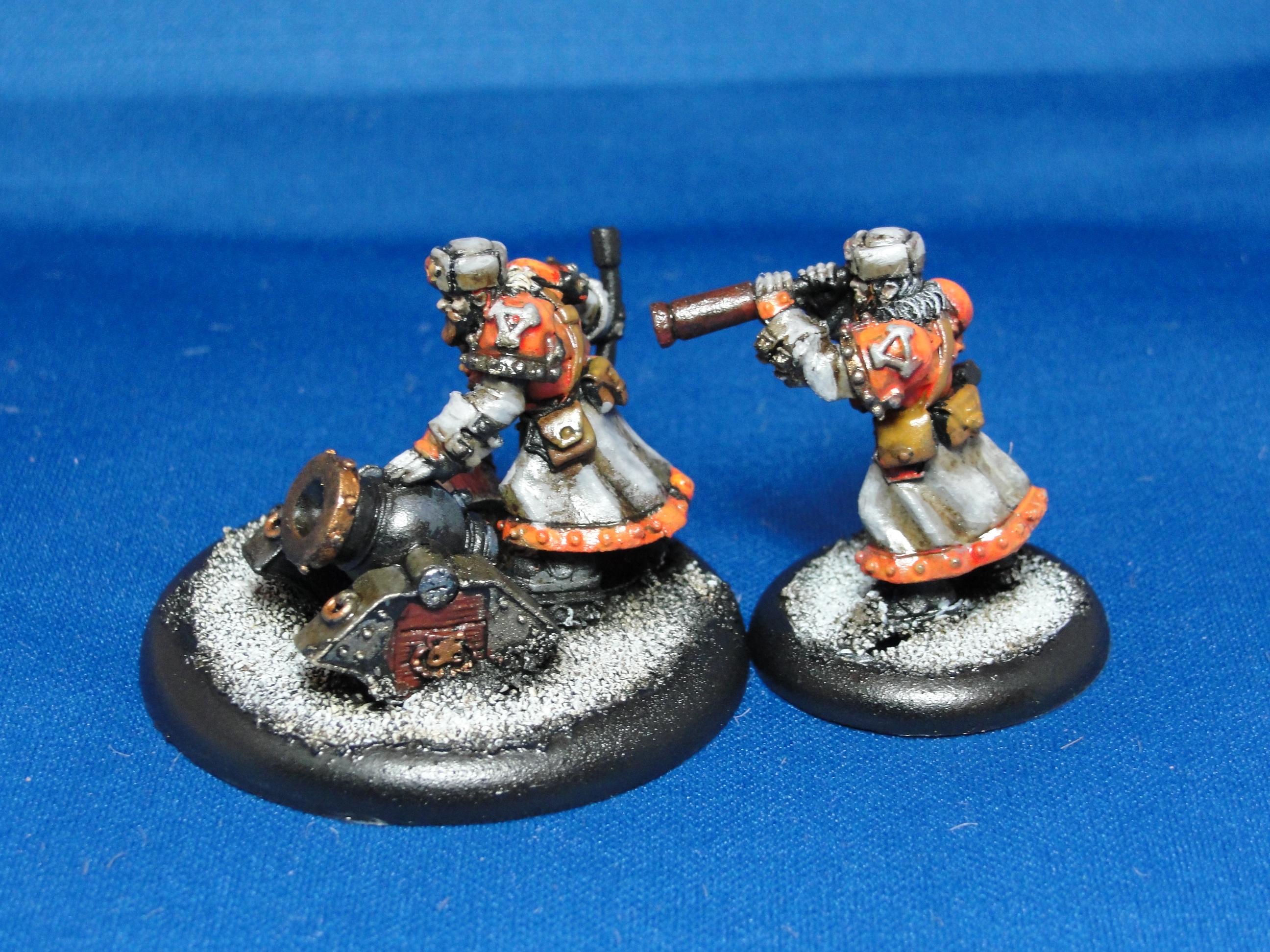Warmachine, Khador, Winterguard Mortar Crew