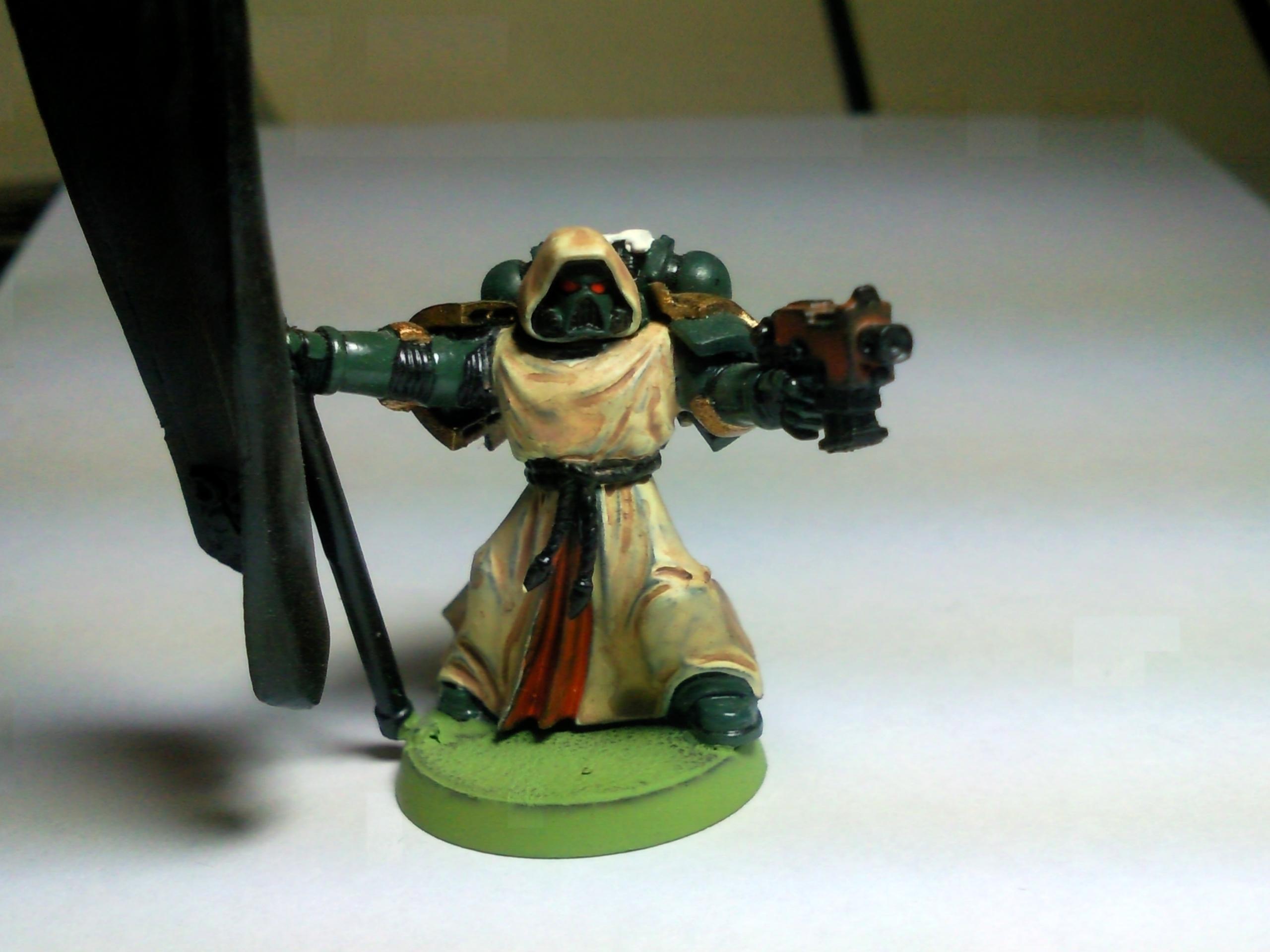 Army, Command Squad, Dark Angels, Headquarters, Infantry, Space Marines, Stendard Bearer, Veteran