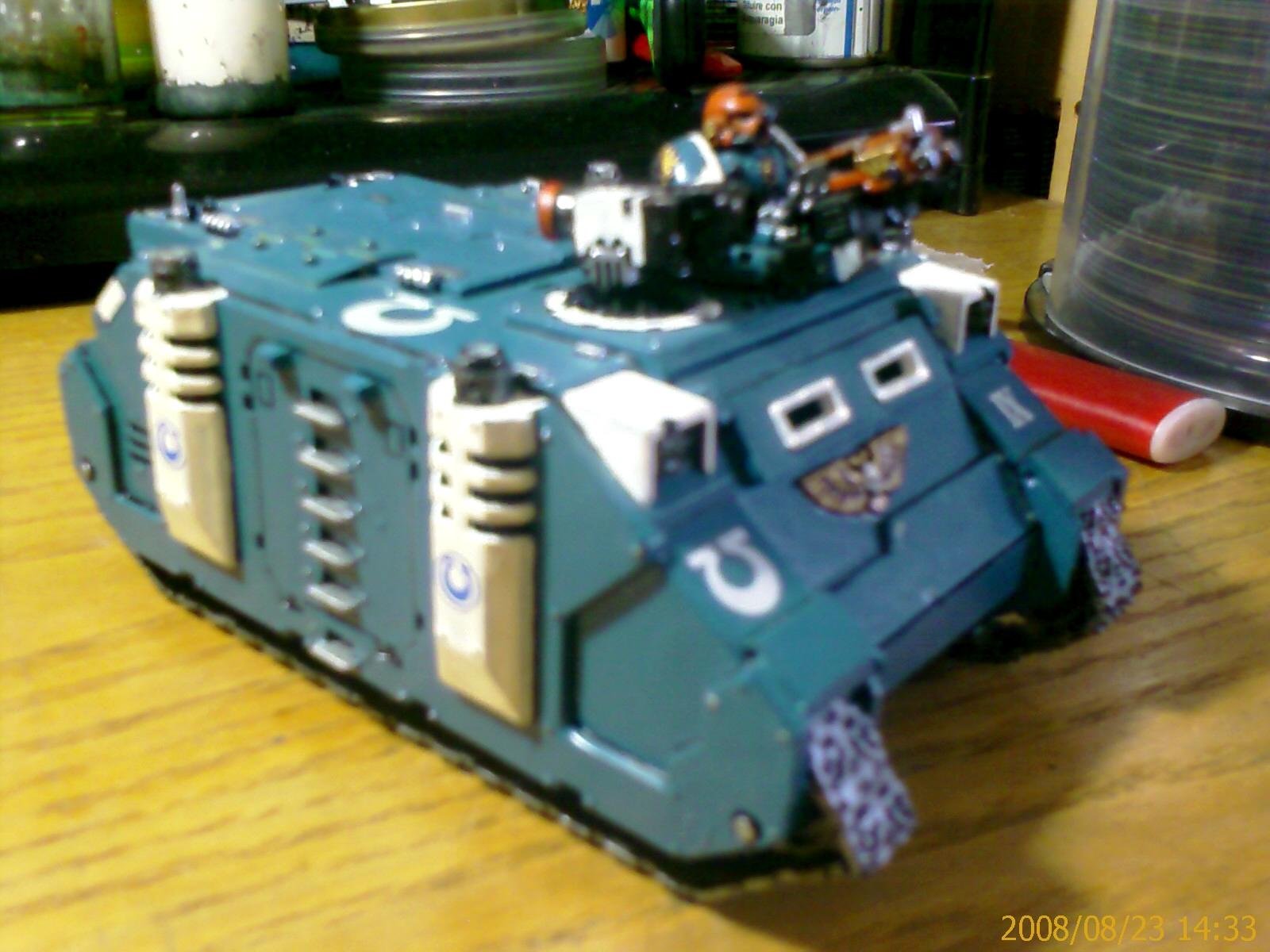Rhino, Space Marines, Tank, Ultramarines, Warhammer 40,000, Work In Progress