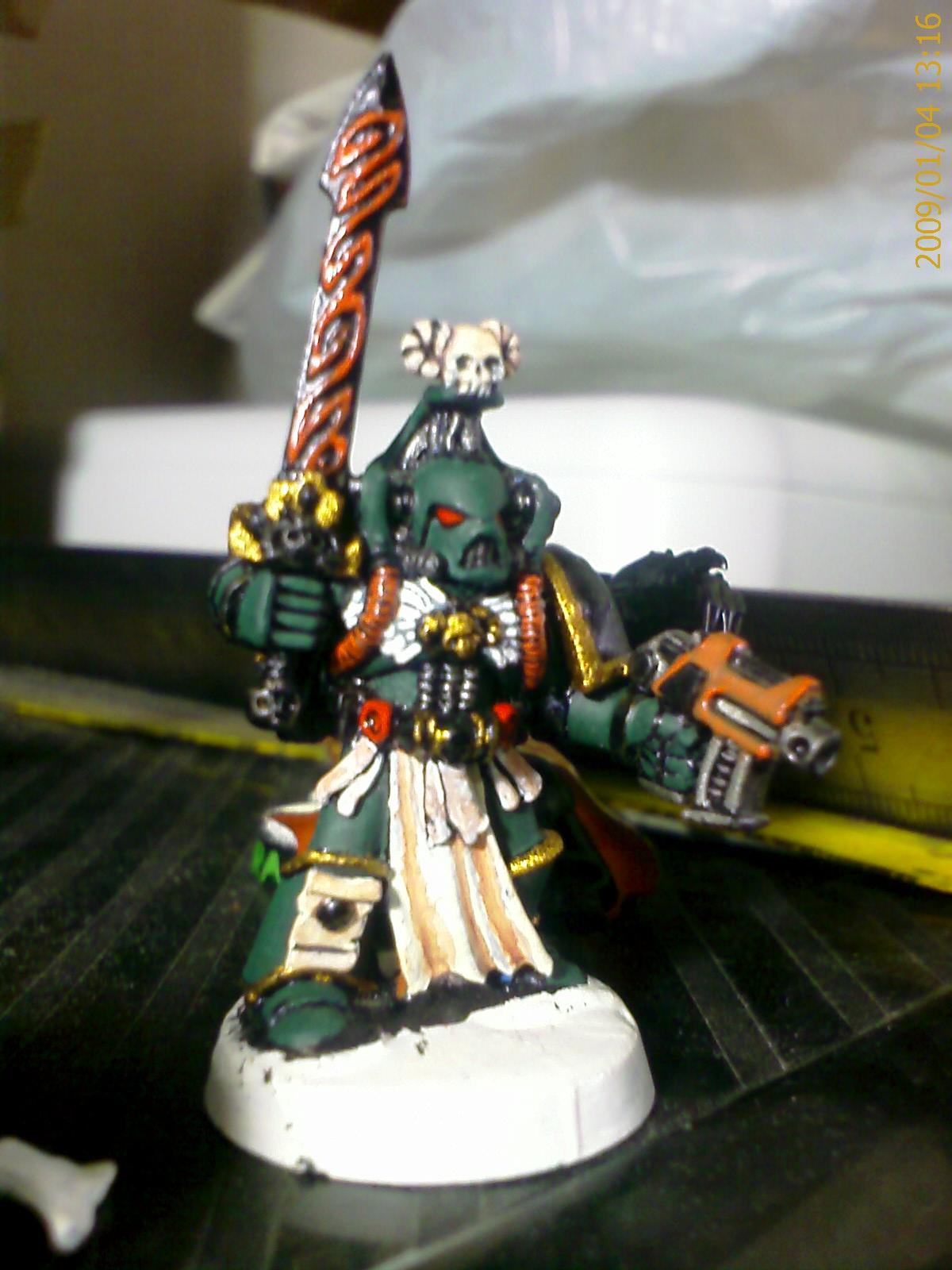 Army, Bibliothecary, Command Squad, Dark Angels, Headquarters, Infantry, Librarian, Space Marines, Work In Progress