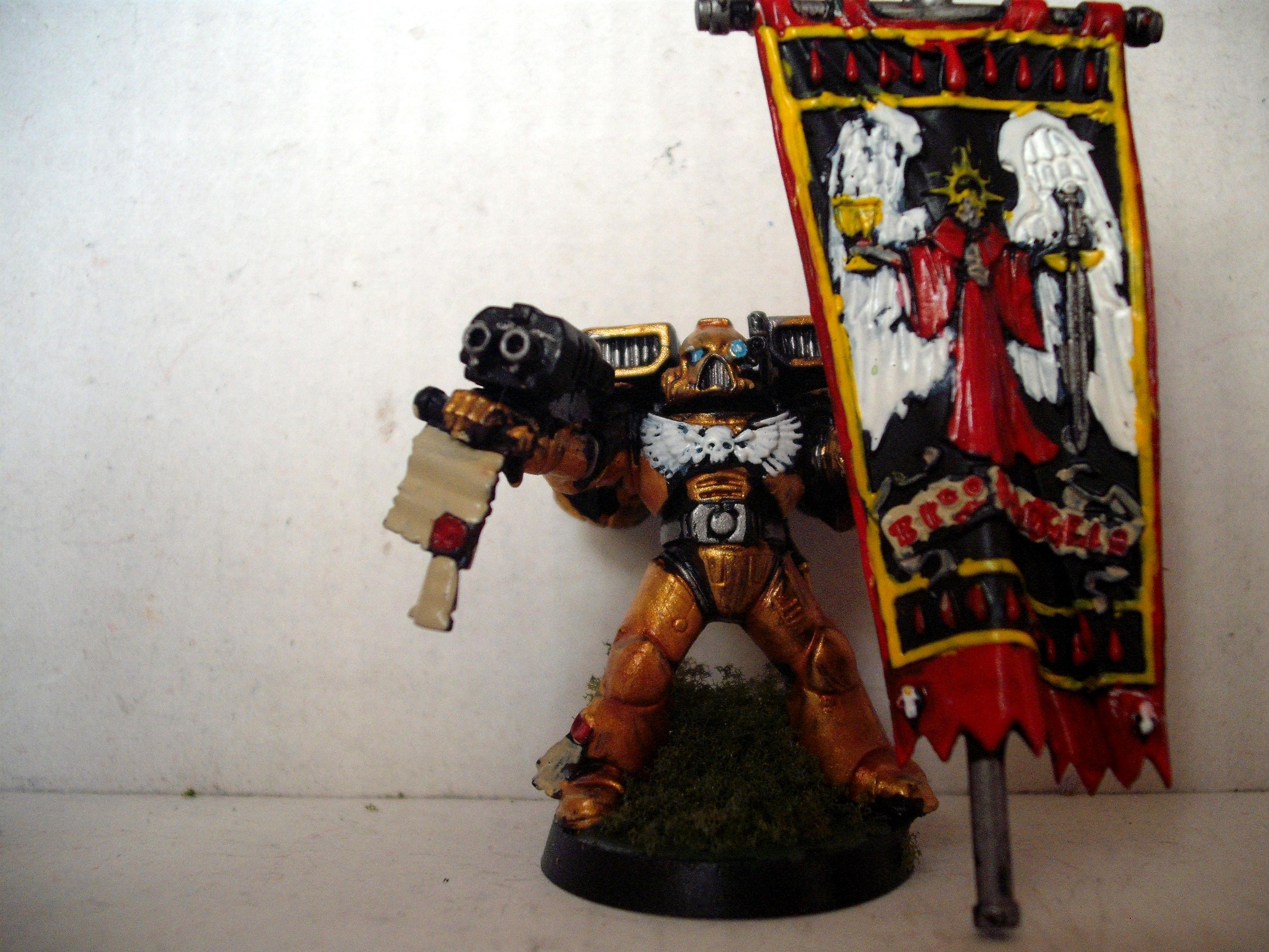 Blood Angels, Honour Guard, Space Marines, Standard Bearer