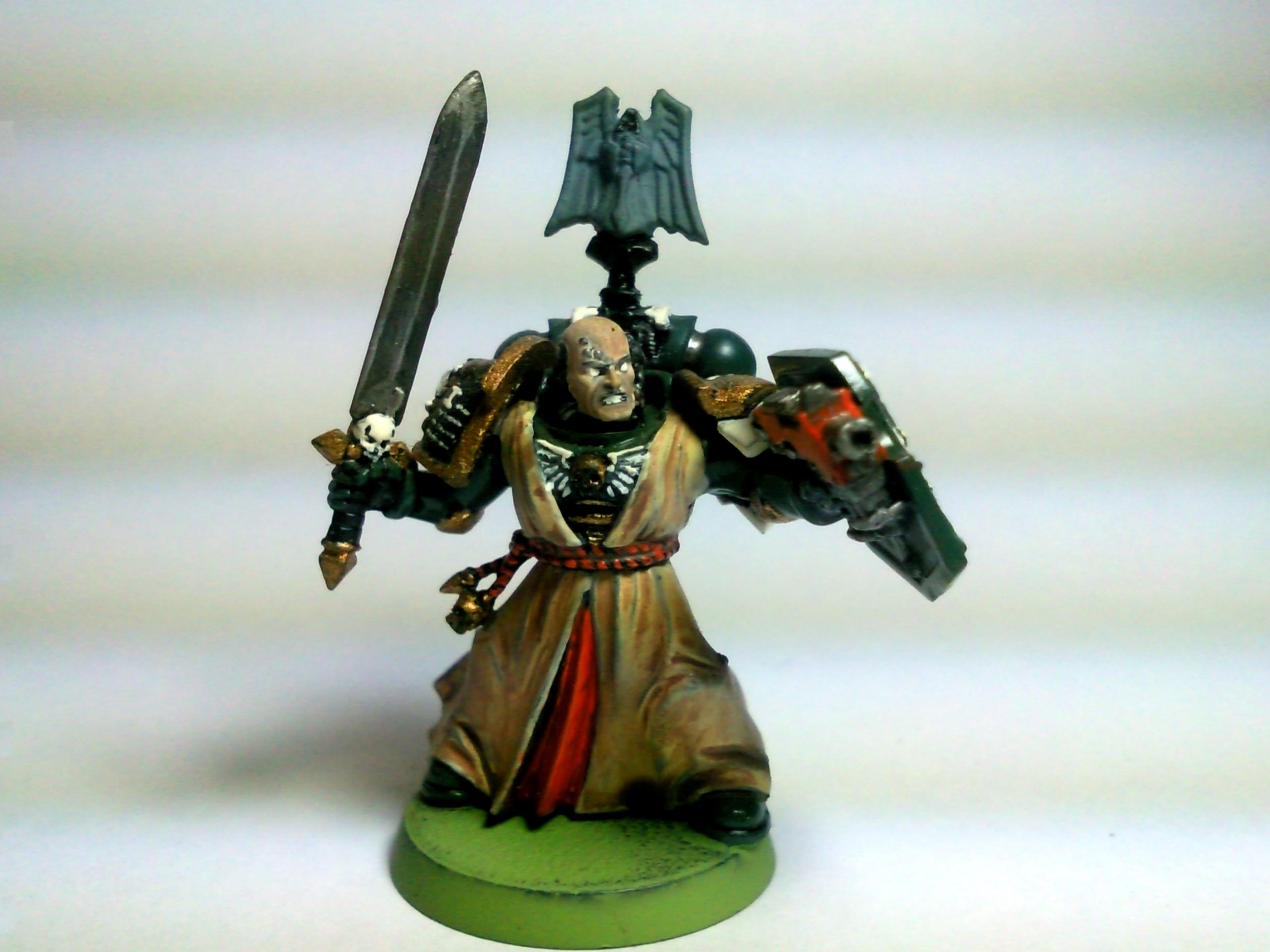 Army, Command Squad, Dark Angels, Headquarters, Infantry, Space Marines, Veteran, Warhammer 40,000, Work In Progress