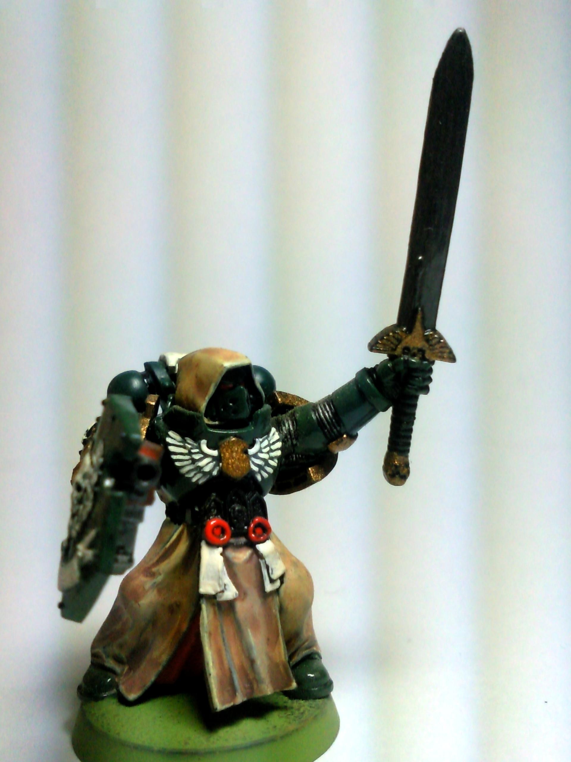 Army, Command Squad, Dark Angels, Headquarters, Infantry, Space Marines, Veteran, Warhammer 40,000, Work In Progress