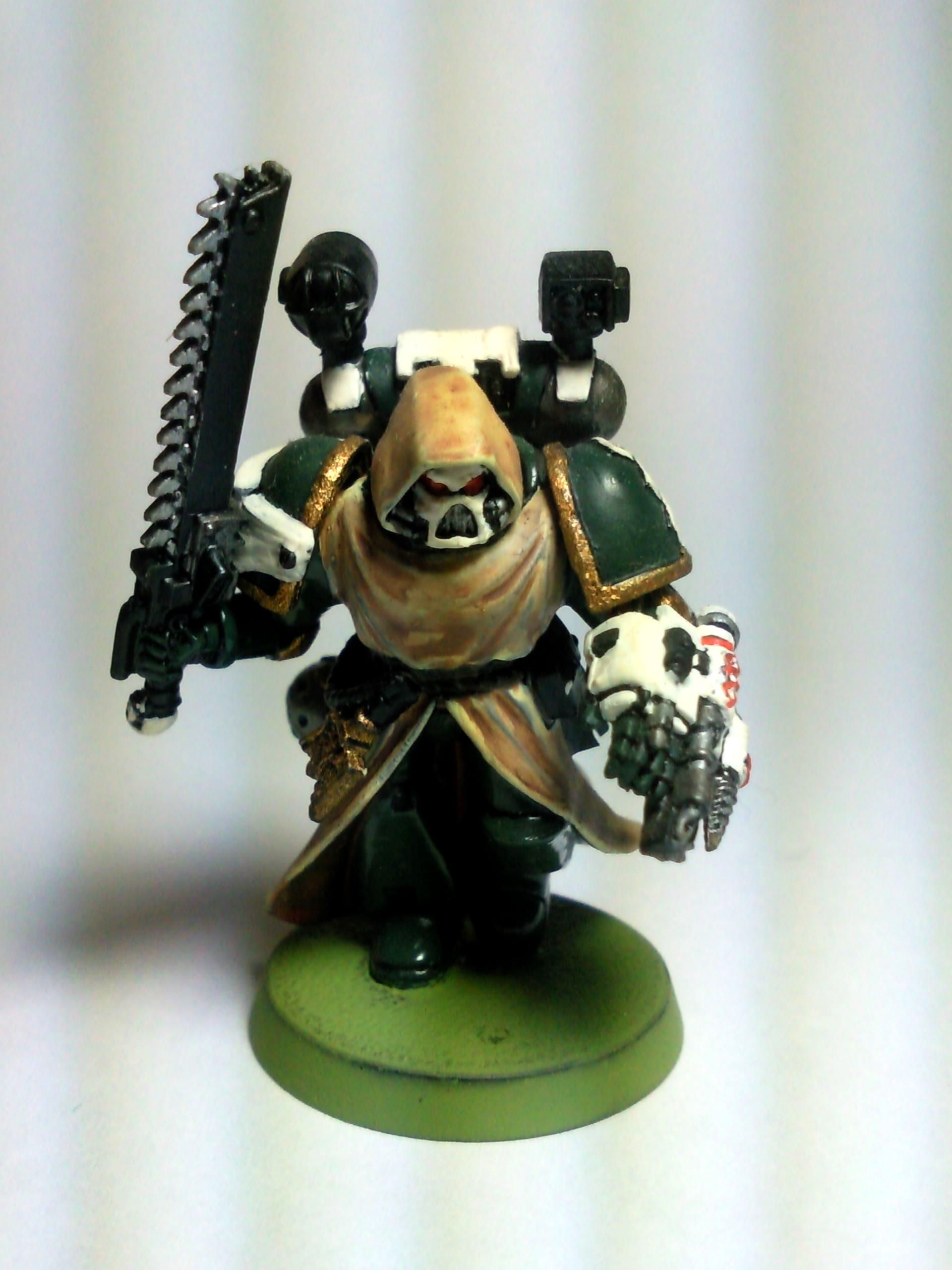 Apothecary, Army, Command Squad, Dark Angels, Headquarters, Infantry, Space Marines, Veteran, Warhammer 40,000, Work In Progress