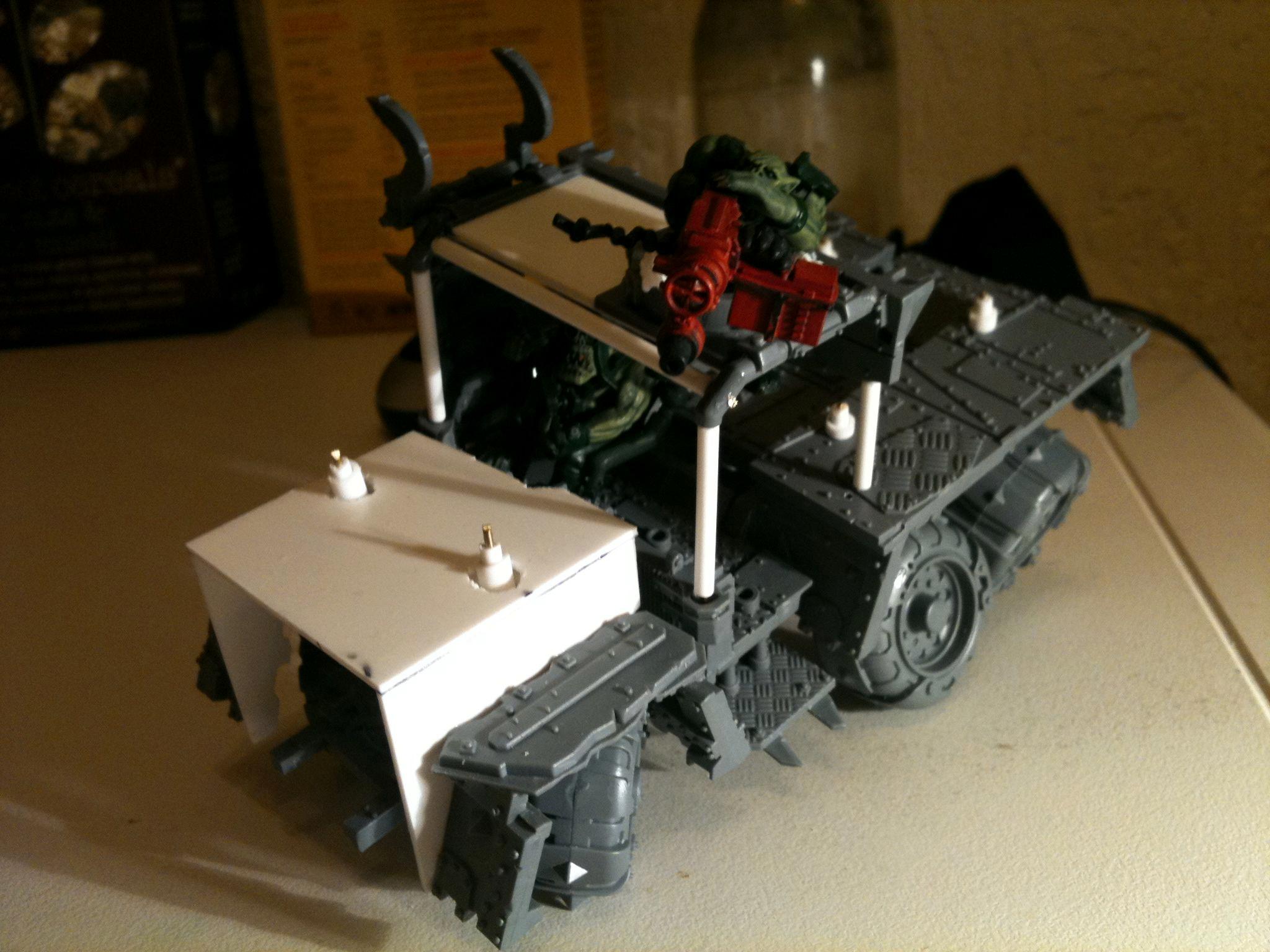 Da Dark Angelz, Orks, Trukk, Work In Progress