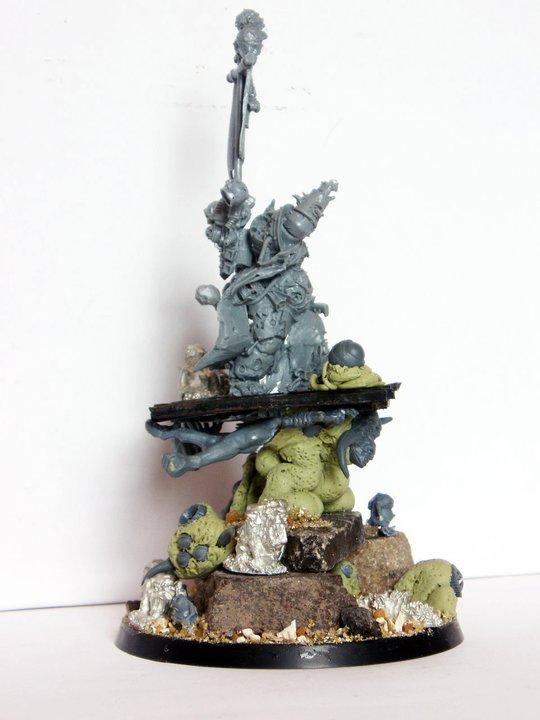 Chaos, Greenstuff, Kit Bash, Lord, Nurgle, Palanquin