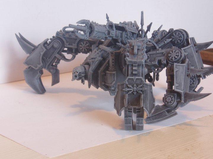 Blood Slaughterer, Chaos Space Marines, Conversion, Defiler, Khorne