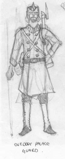  exterior praxian guard concept with moderate helmet design
