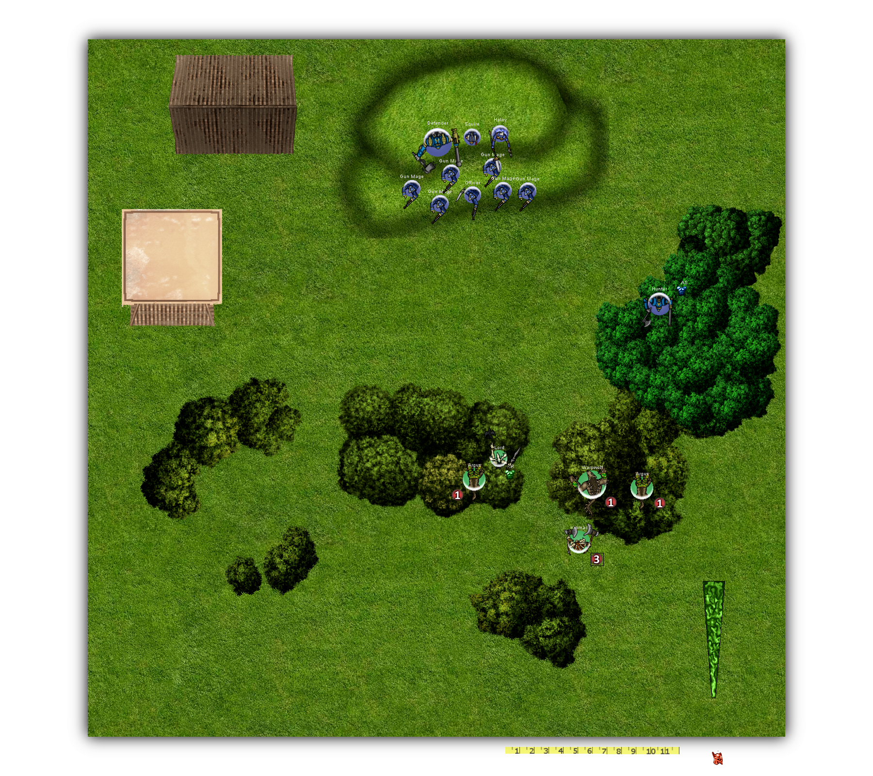 C v C 1st turn