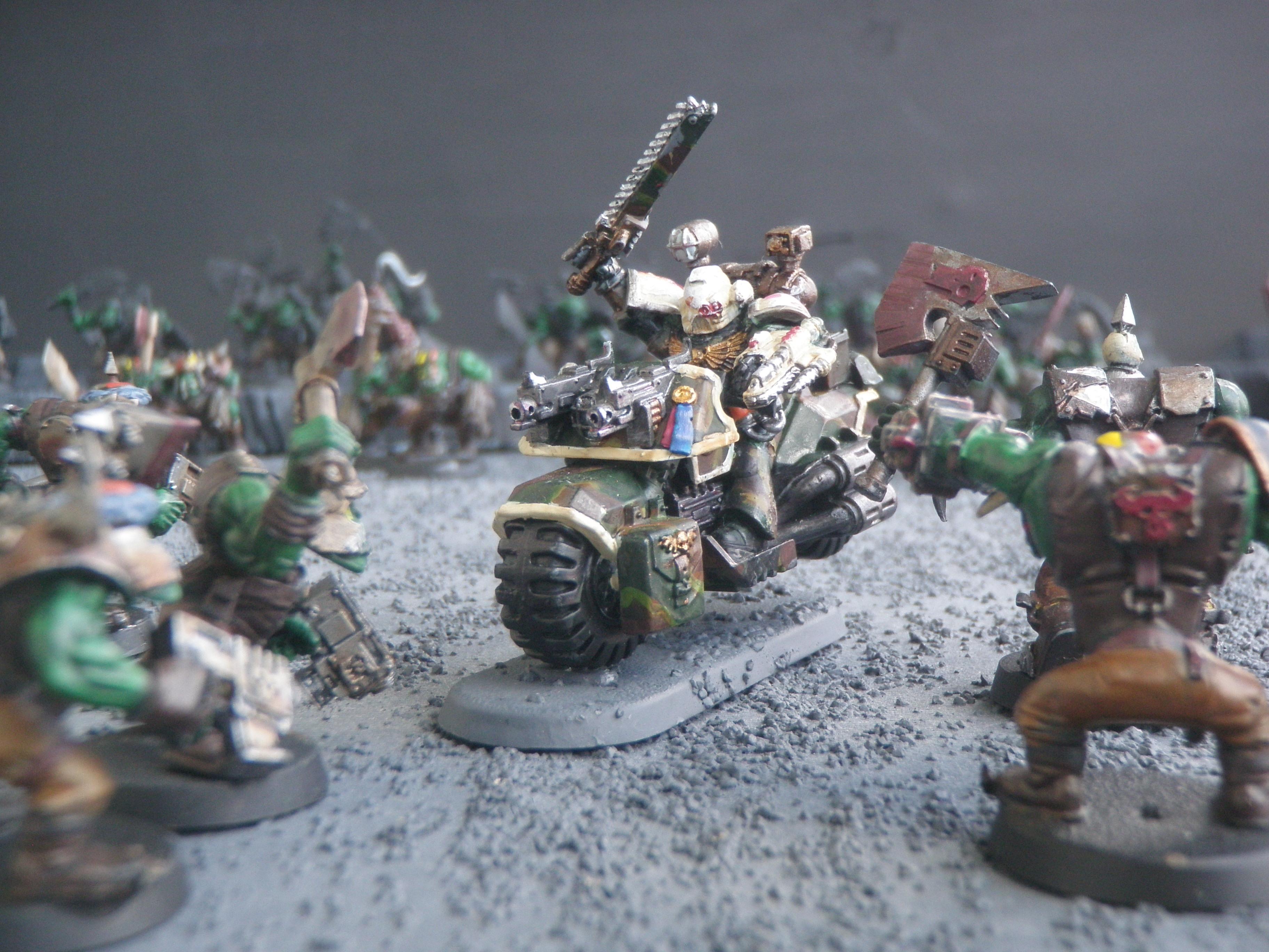 Apothecary, Bike, Orks, Warhammer 40,000
