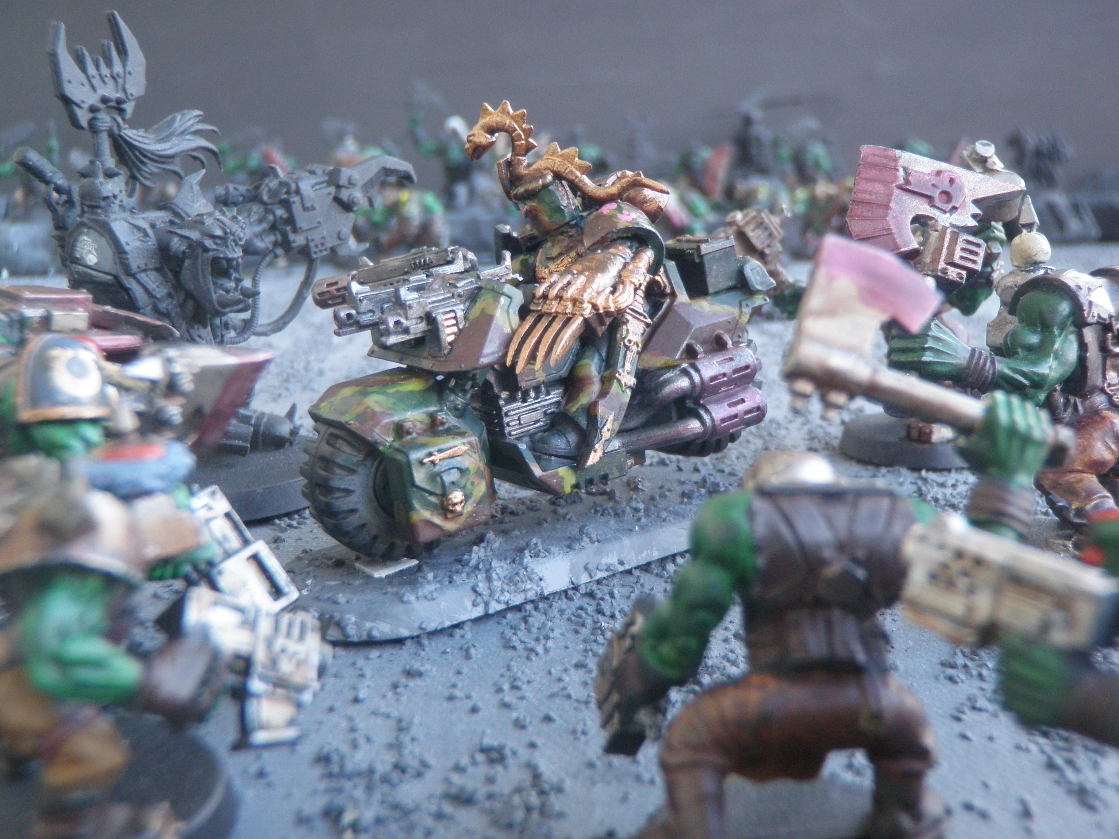 Bike, Camouflage, Command Squad, Lighting Claw