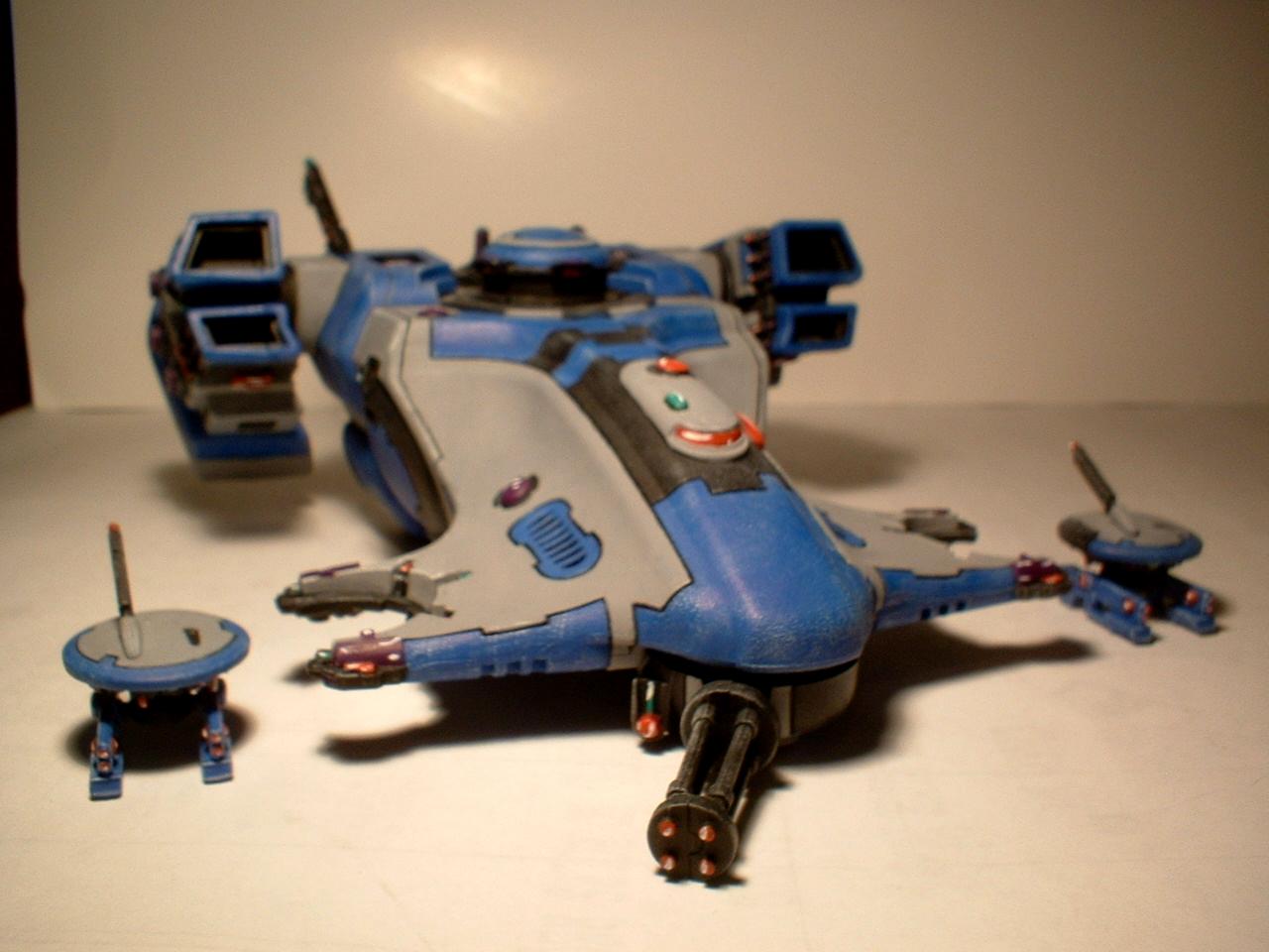 Army, Devilfish, Drones, Gun, Painted, Tau, Warhammer 40,000