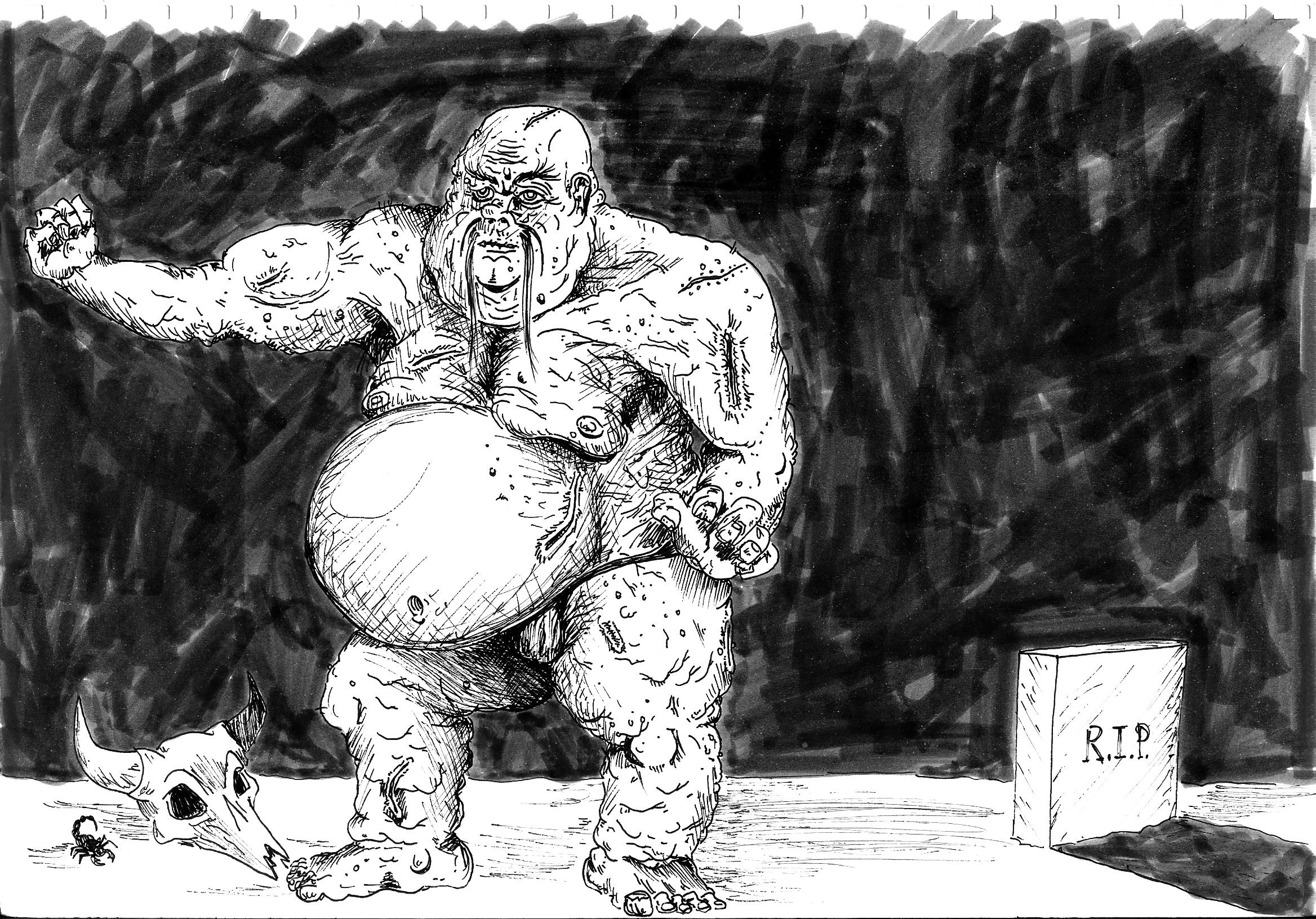 80´s, Artwork, Chaos, Chaos Space Marines, Conversion, Daemons, Drawing, Drawings, First Edition, Ogres, Old, Old Style, School, Space Marines, Style, Undead