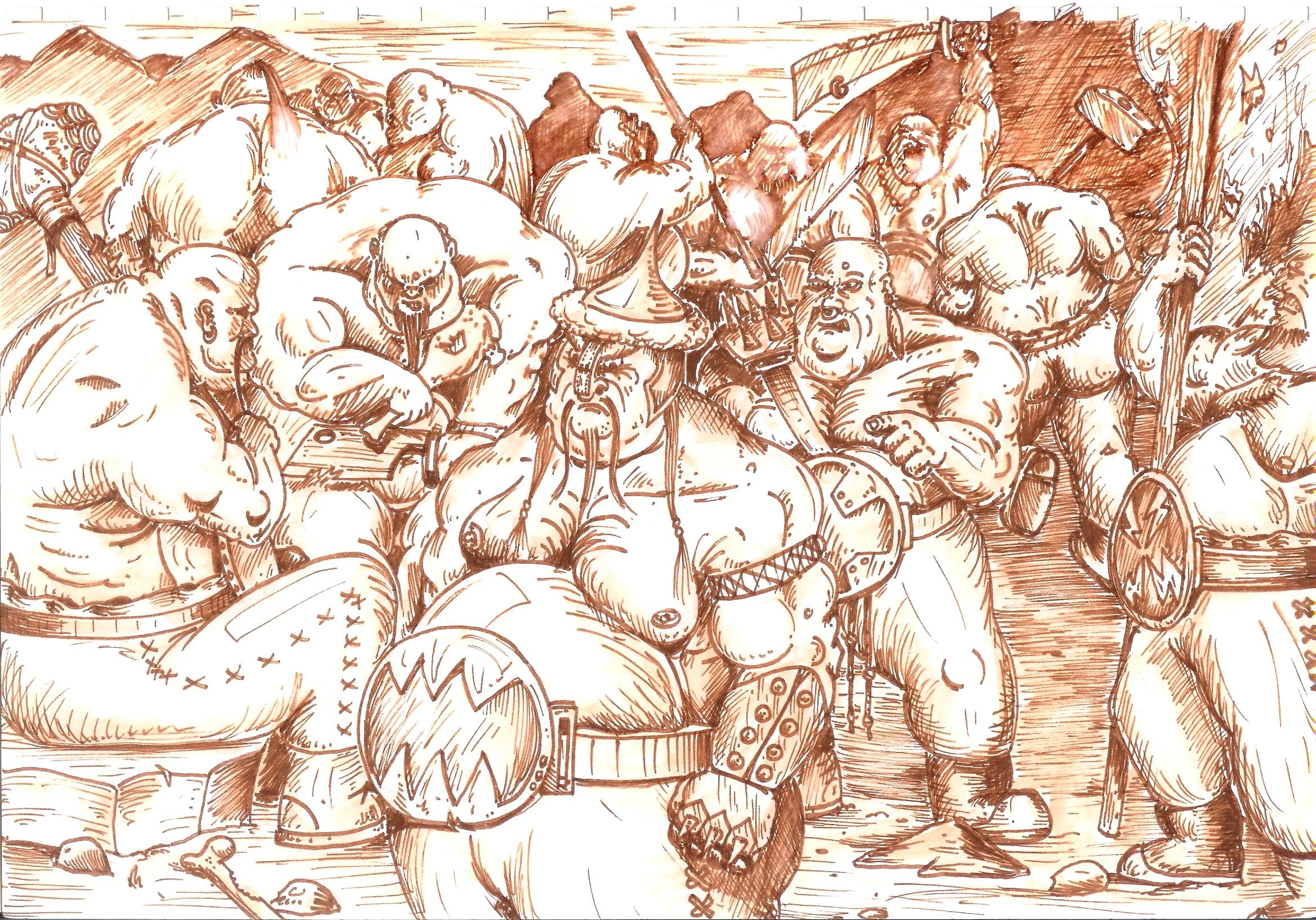 80´s, Artwork, Chaos, Chaos Space Marines, Conversion, Daemons, Drawing, Drawings, First Edition, Old, Old Style, School, Space Marines, Style