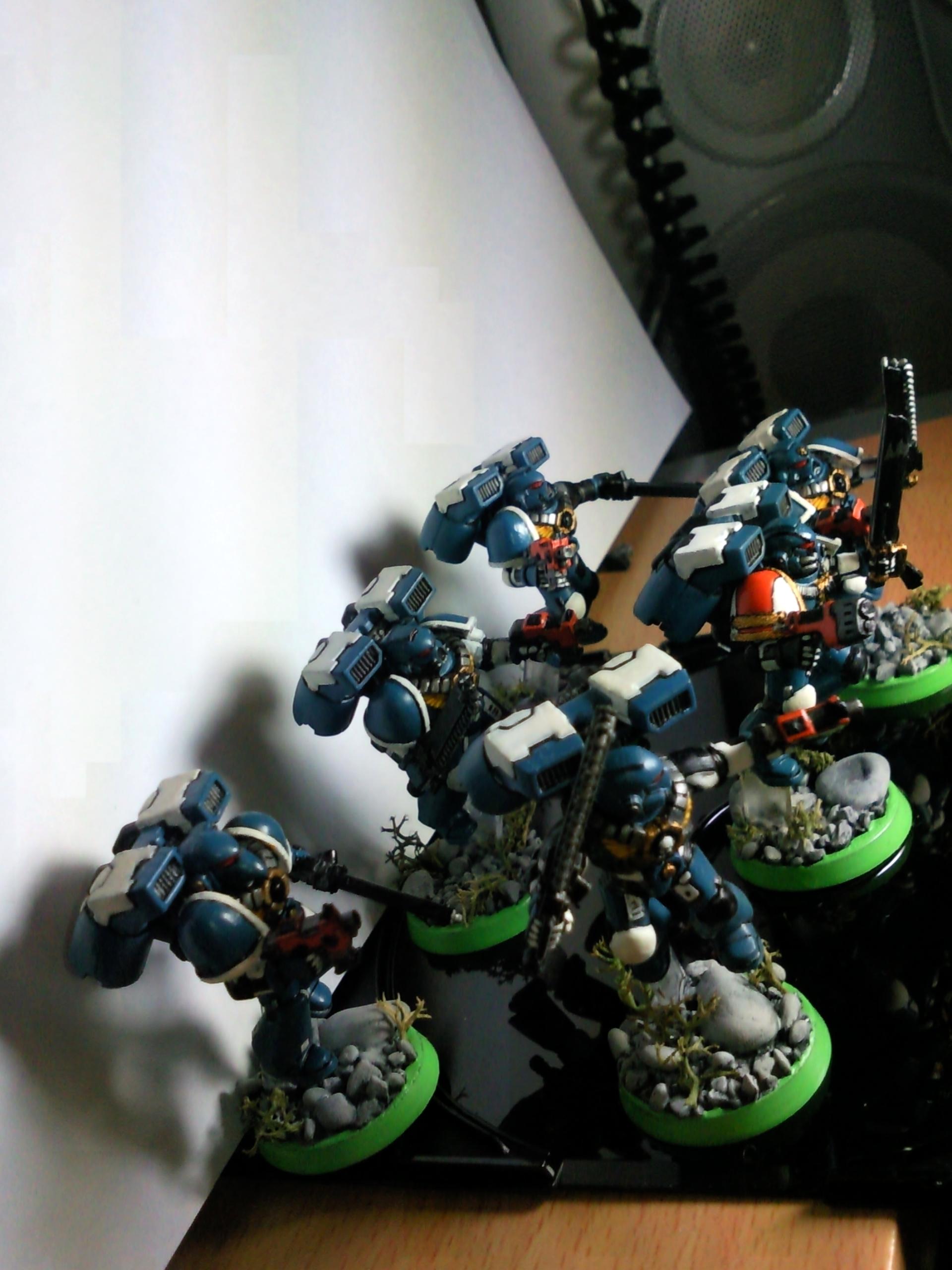 Army, Assault Squad, Infantry, Space Marines, Ultramarines, Warhammer 40,000, Work In Progress