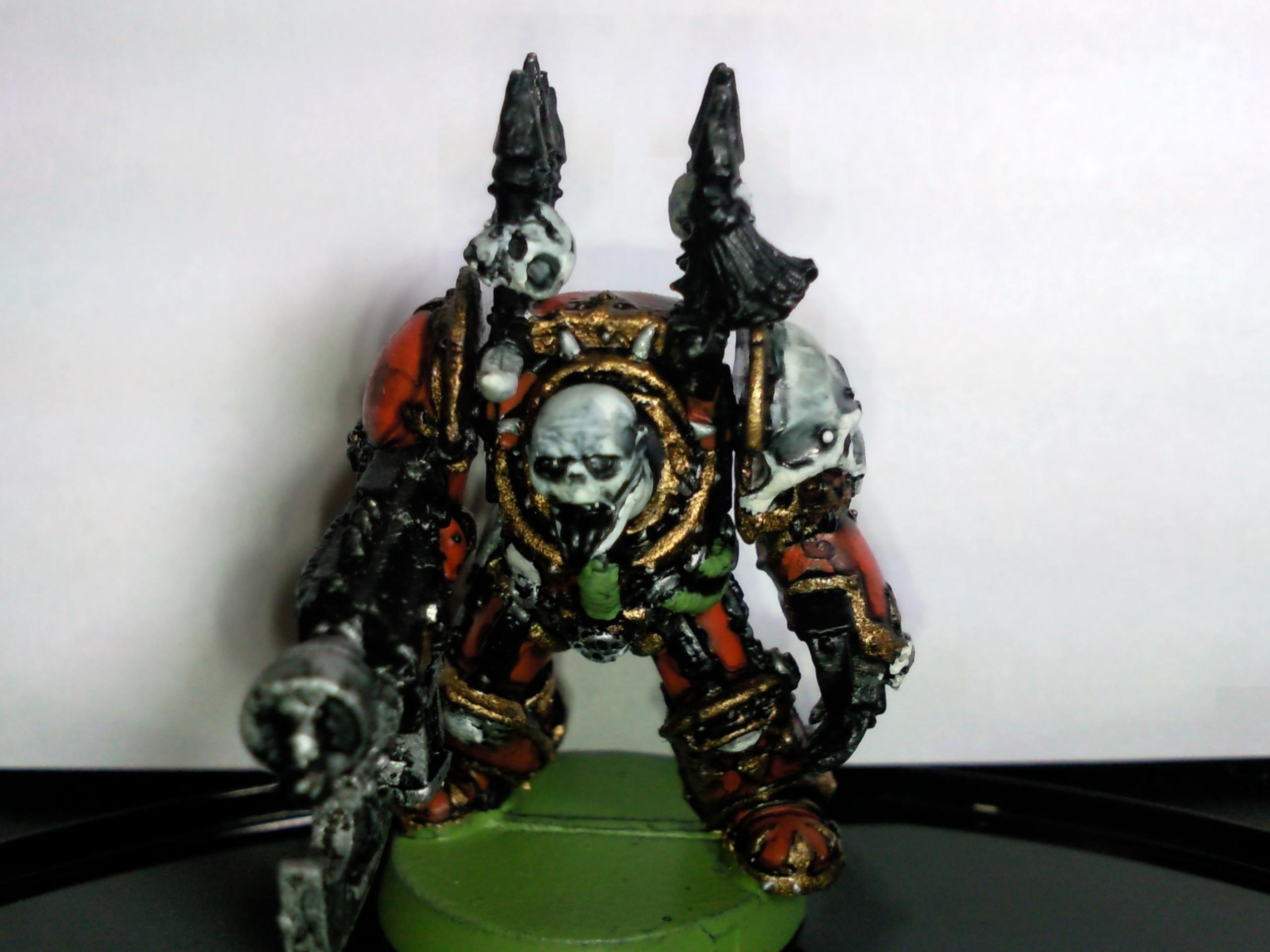 Army, Chaos, Chaos Space Marines, Conversion, Terminator Armor, Warhammer 40,000, Work In Progress, World Eaters