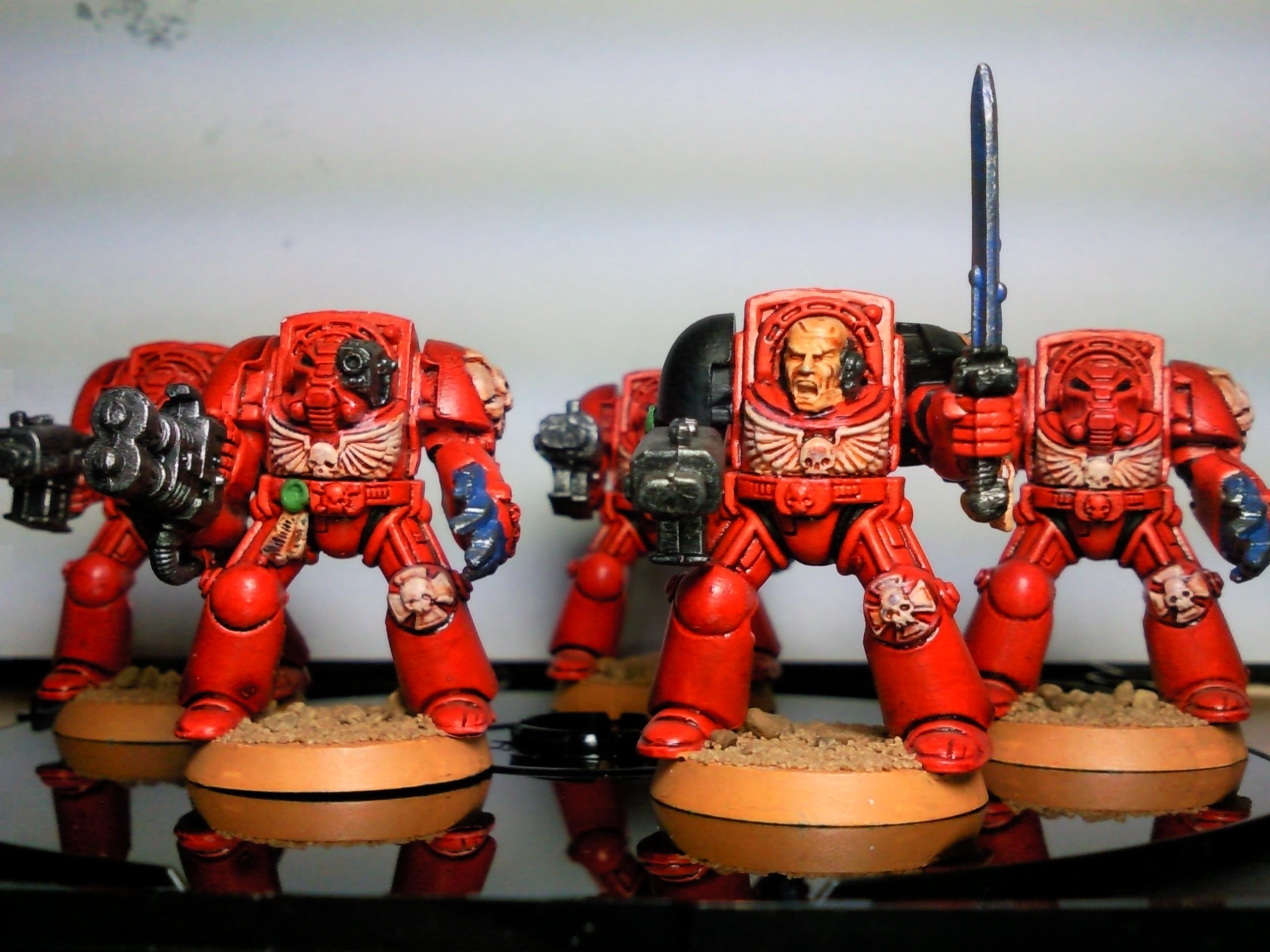 Army, Blood Angels, Space Marines, Terminator Armor, Warhammer 40,000, Work In Progress