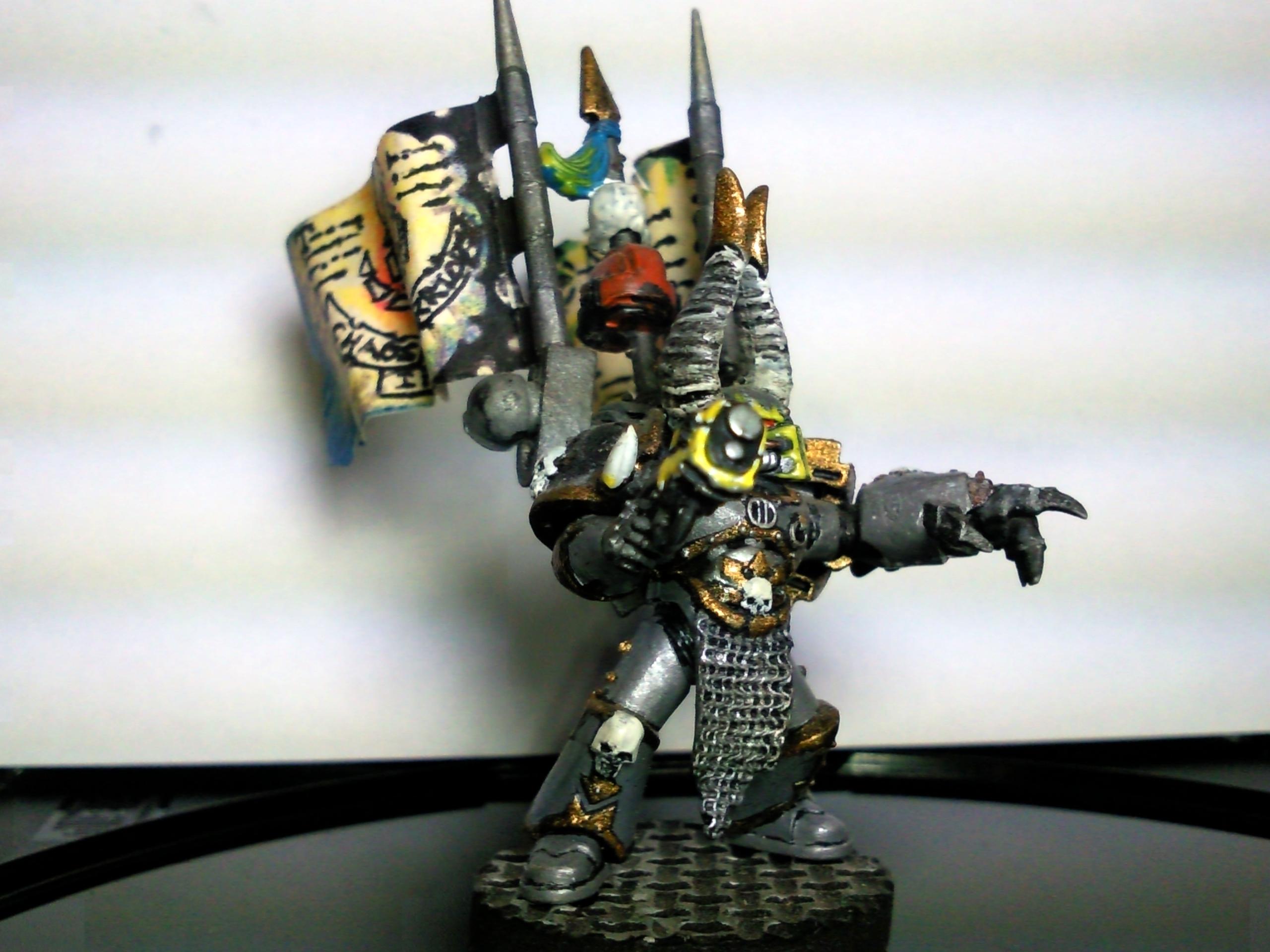 Army, Chaos, Chaos Lord, Chaos Space Marines, Conversion, Infantry, Iron Warriors, Troops, Warhammer 40,000, Work In Progress