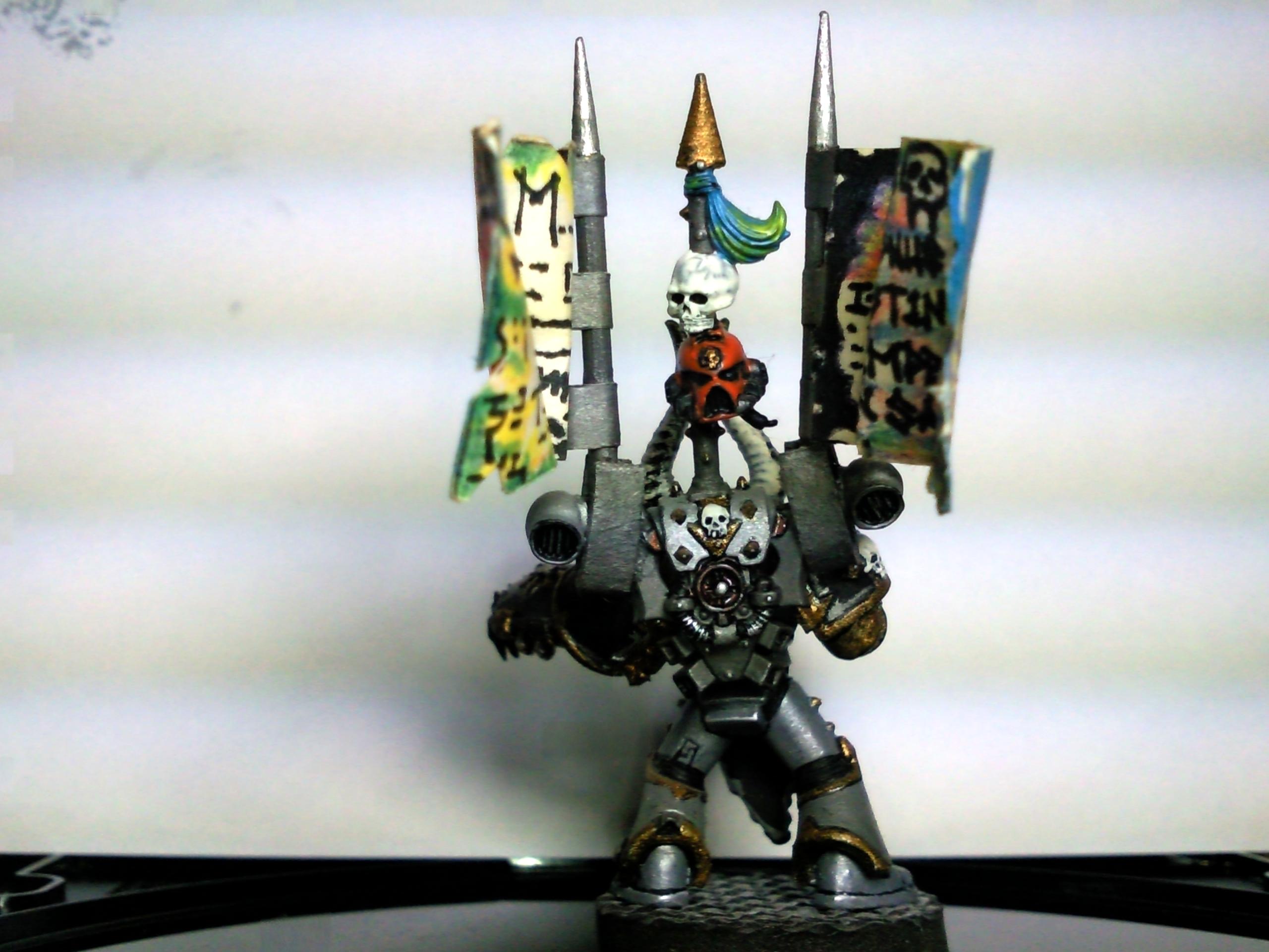 Army, Chaos, Chaos Lord, Chaos Space Marines, Conversion, Infantry, Iron Warriors, Troops, Warhammer 40,000, Work In Progress