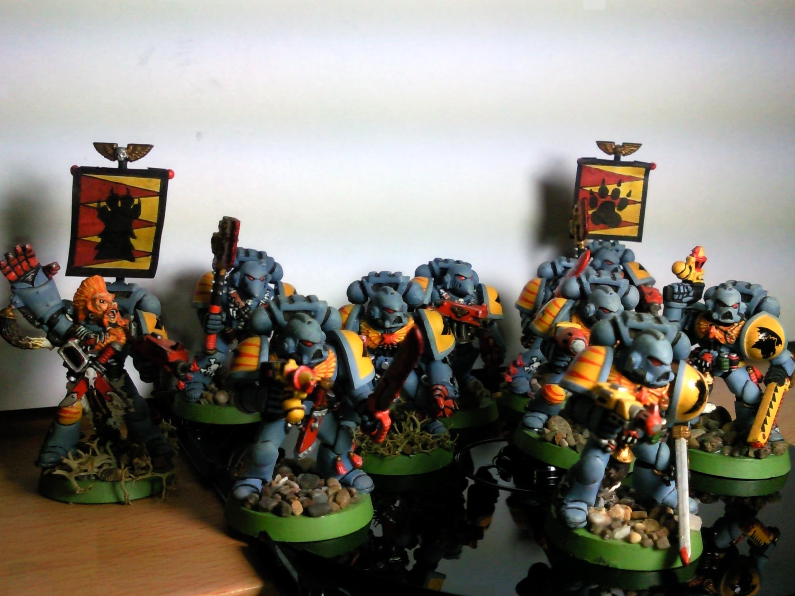 Army, Blood Claws, Infantry, Space Marines, Space Wolves, Troops, Warhammer 40,000, Work In Progress