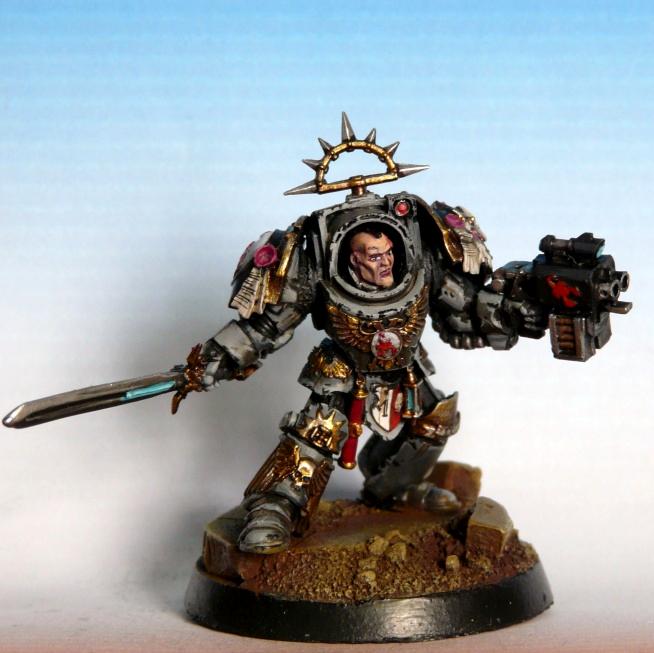 Adeptus Astartes, Badab  War, Carab Culln, Red Scorpions, Space Marines, Terminator Armor