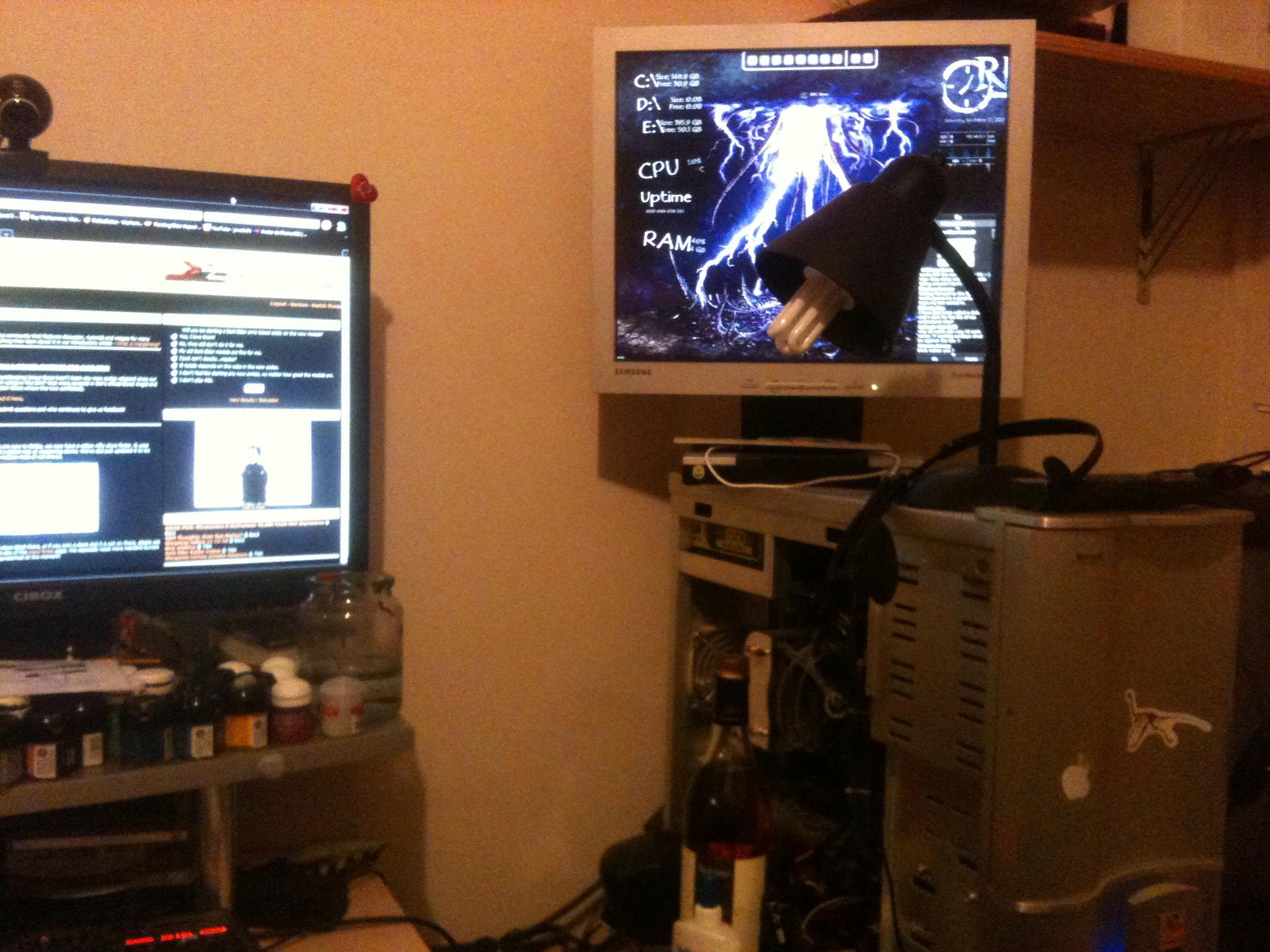 My computer desk / painting area