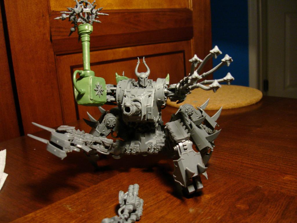 Chaos, Custom, Defiler, Greenstuff, Warhammer 40,000, Work In Progress