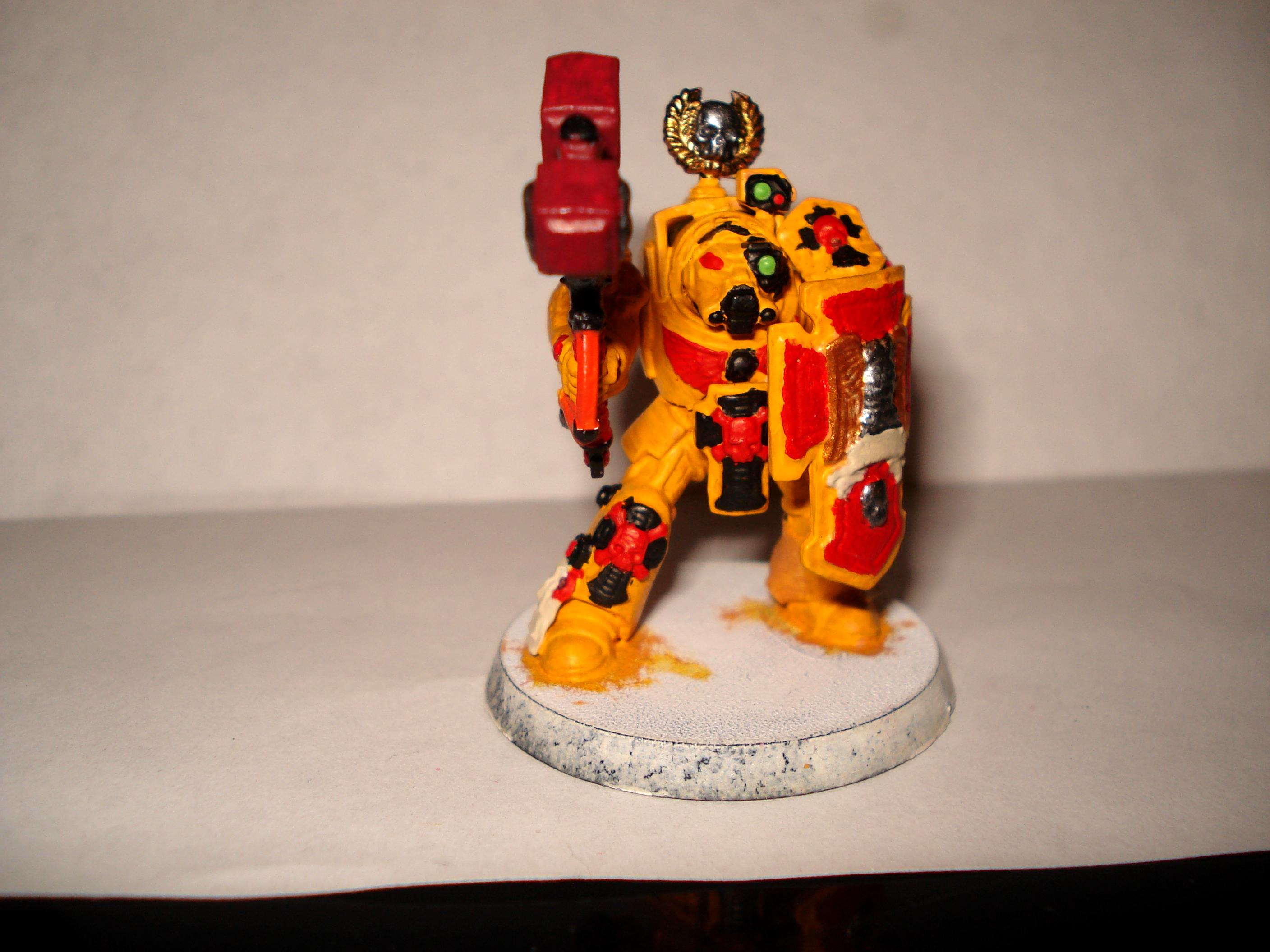 Assault, Imperial Fists, Space Marines, Storm Shield, Terminator Armor, Thunder Hammer