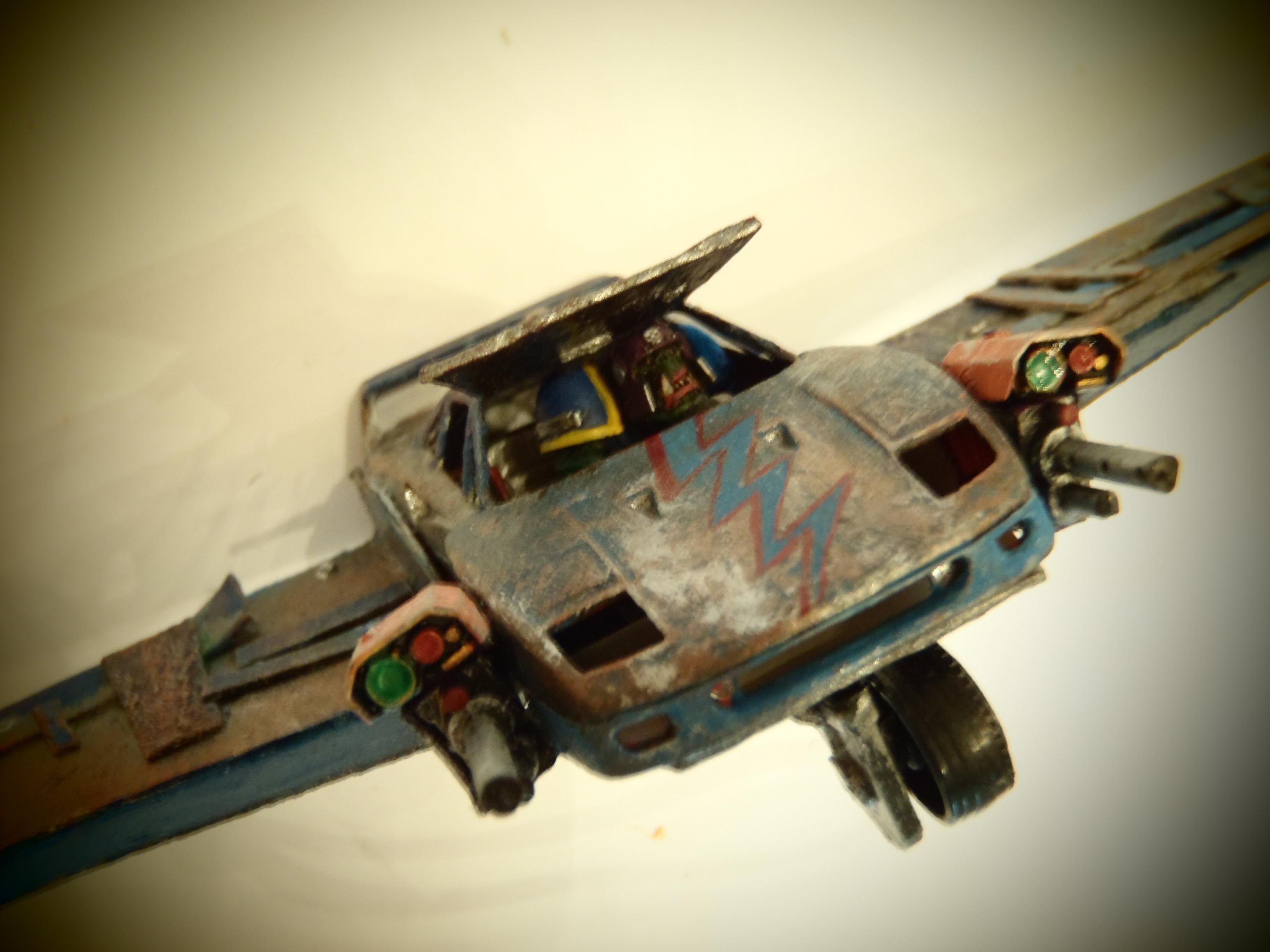 Bomber, Cars, Conversion, Death, Orks, Plane, Skull, Toy, Vehicle