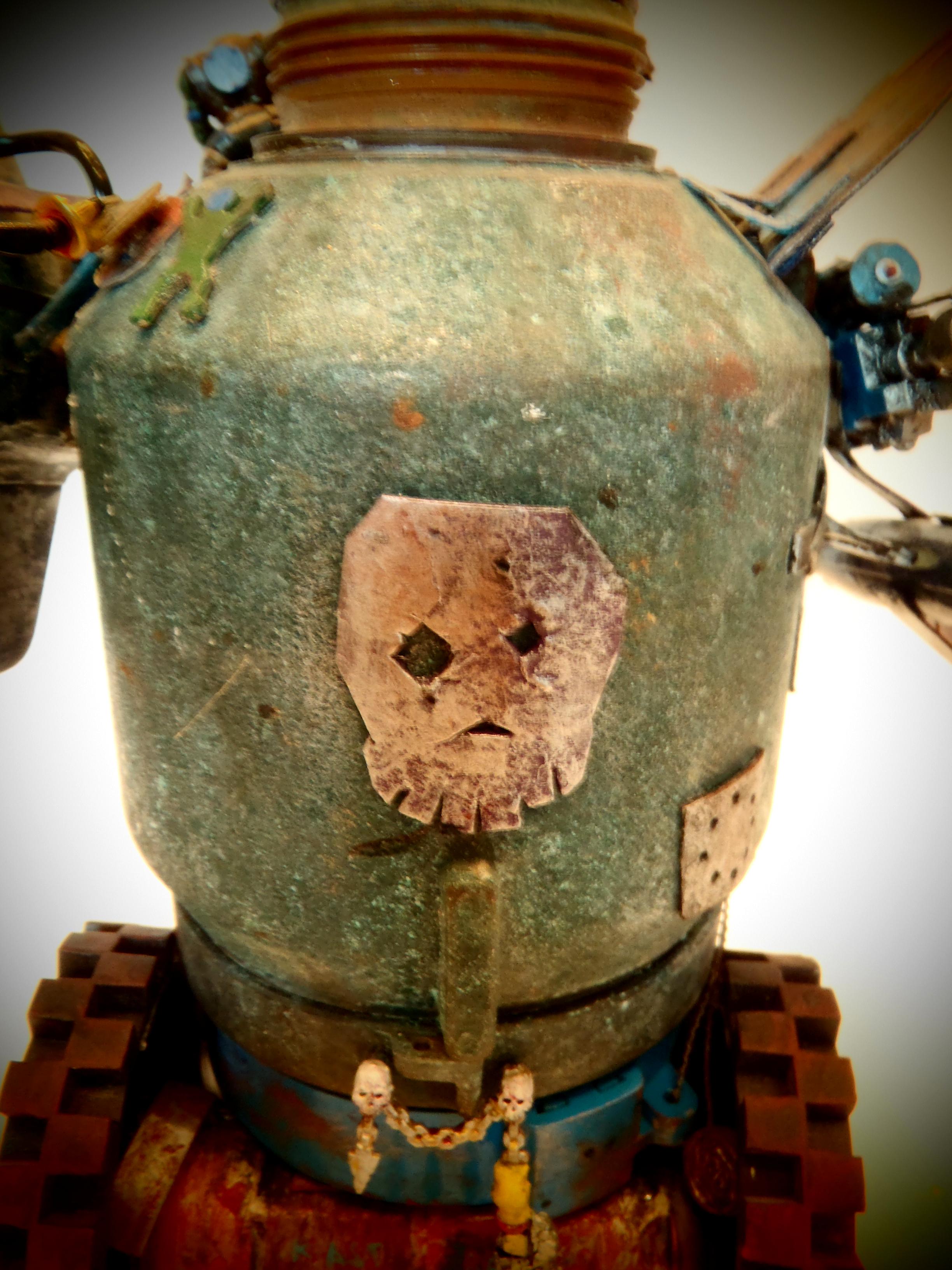Conversion, Death, Machine, Orks, Skull, Stompa, Vehicle, War