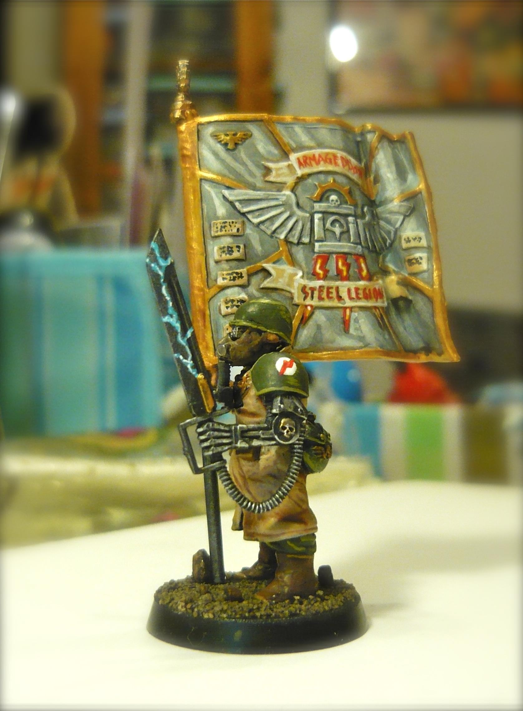 Green Stuff. Imperial Guard, Steel Legion