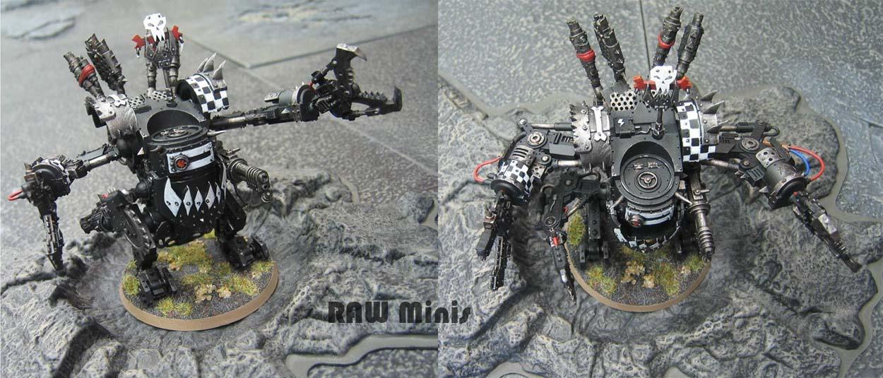 Deff Dread, Dreadnought, Orks, Painting, Warhammer 40,000
