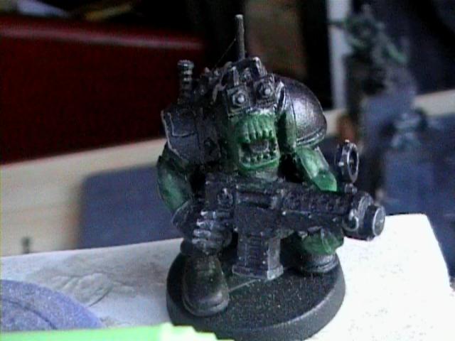 Bashed Upzag With cybereyed ork