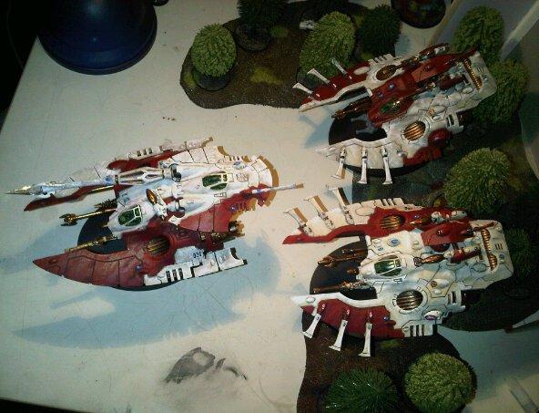 Eldar, Fire Prism, Wave Serpent