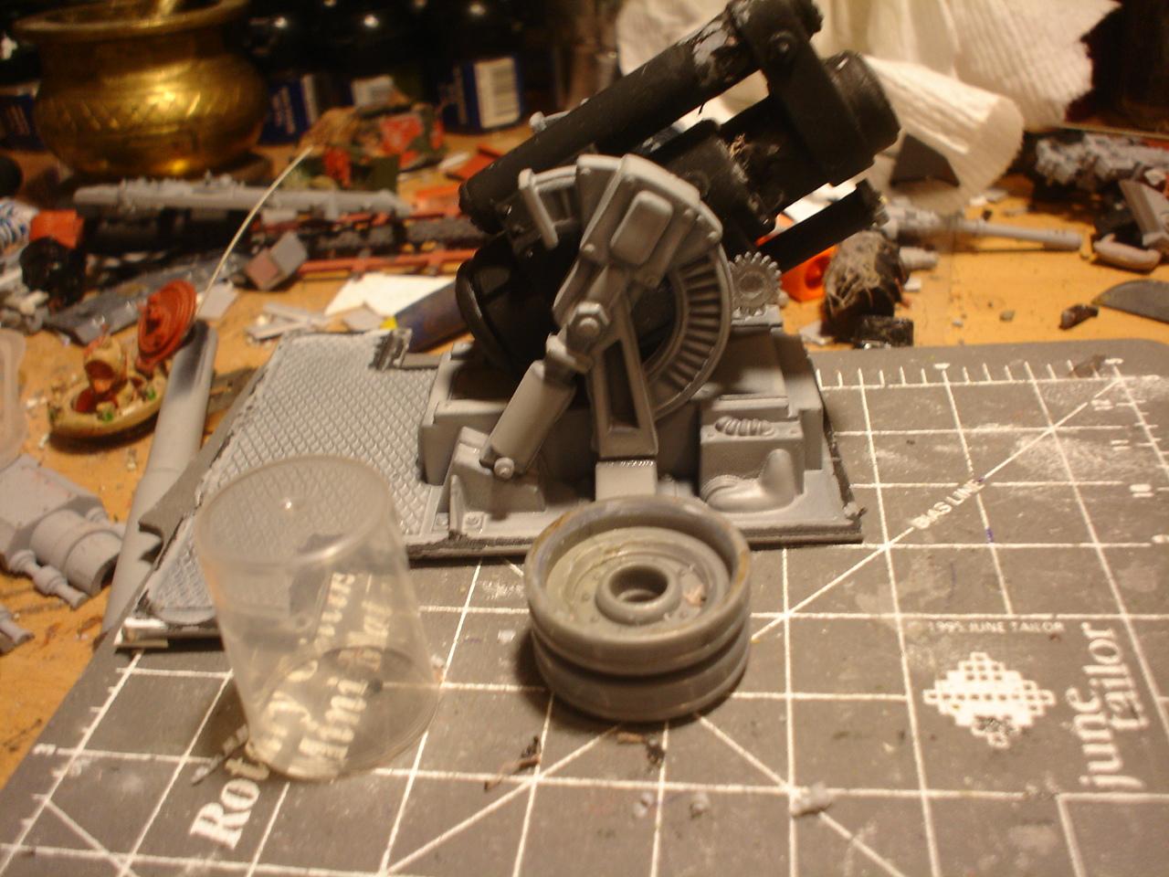 Getting the Medusa cannon built.1