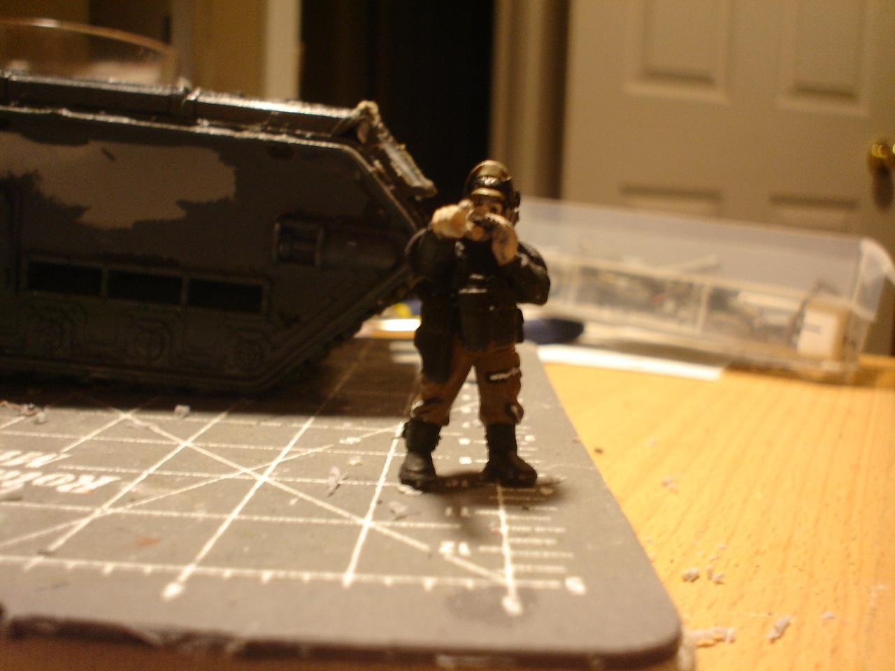 Imperial Guard, The old crew commander due for a re-paint