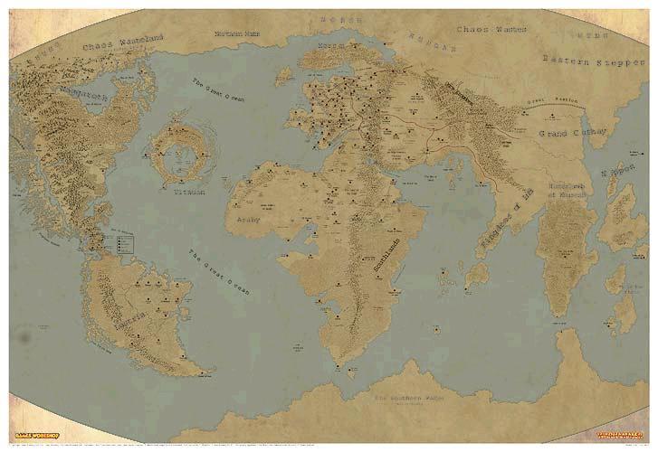 The Lands and seas of the worlde