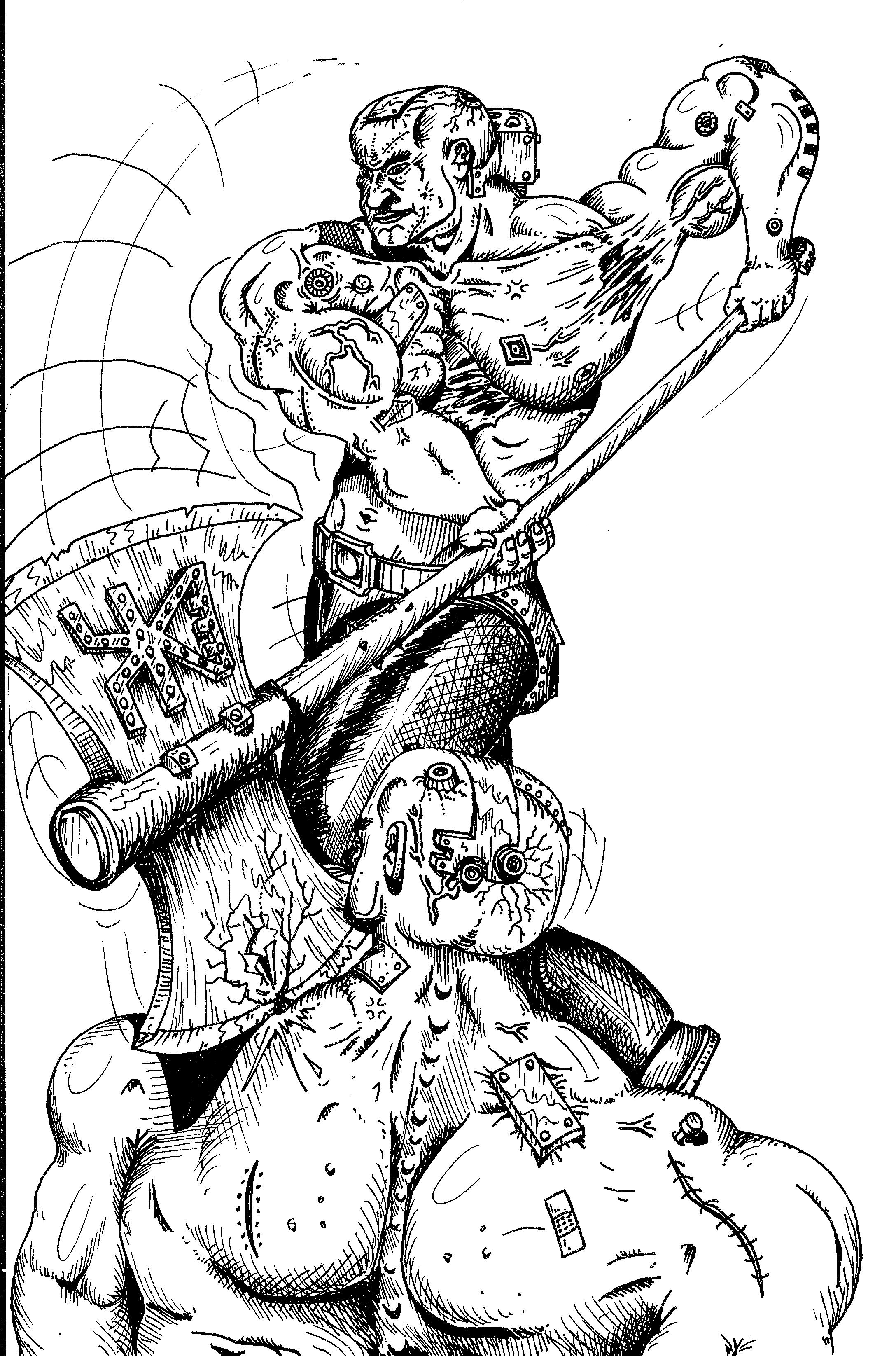 Artwork, Drawing, Old, School, Style