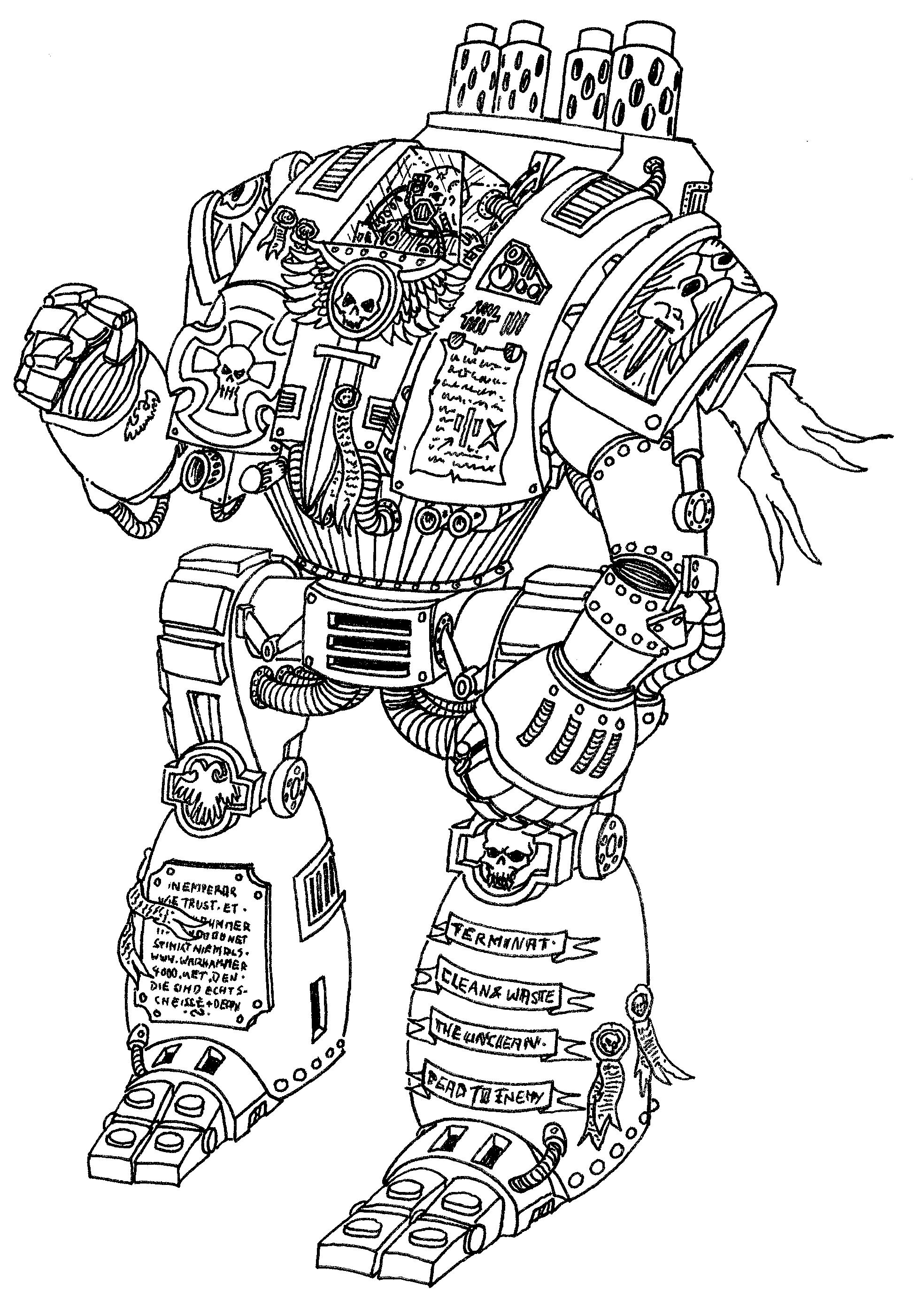 Artwork, Dreadnought, Space Marines