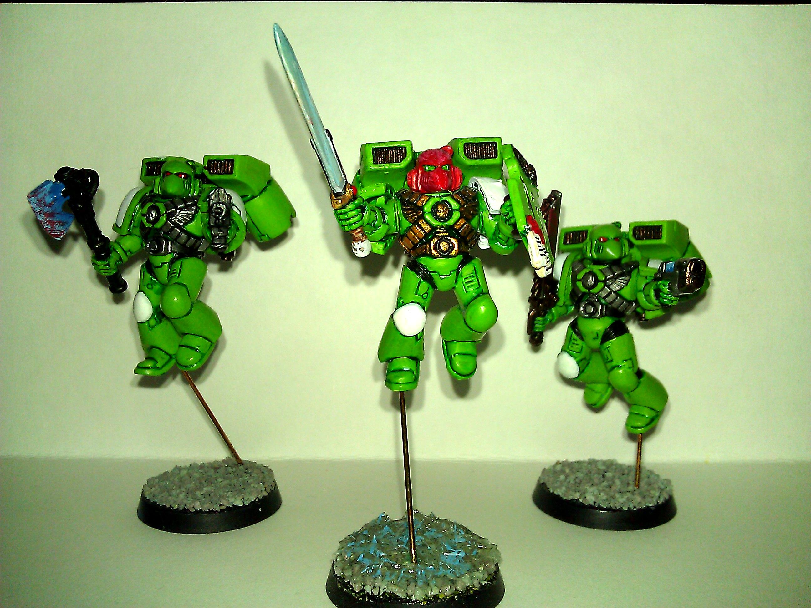 Space Marines, Assault Squad Front-On