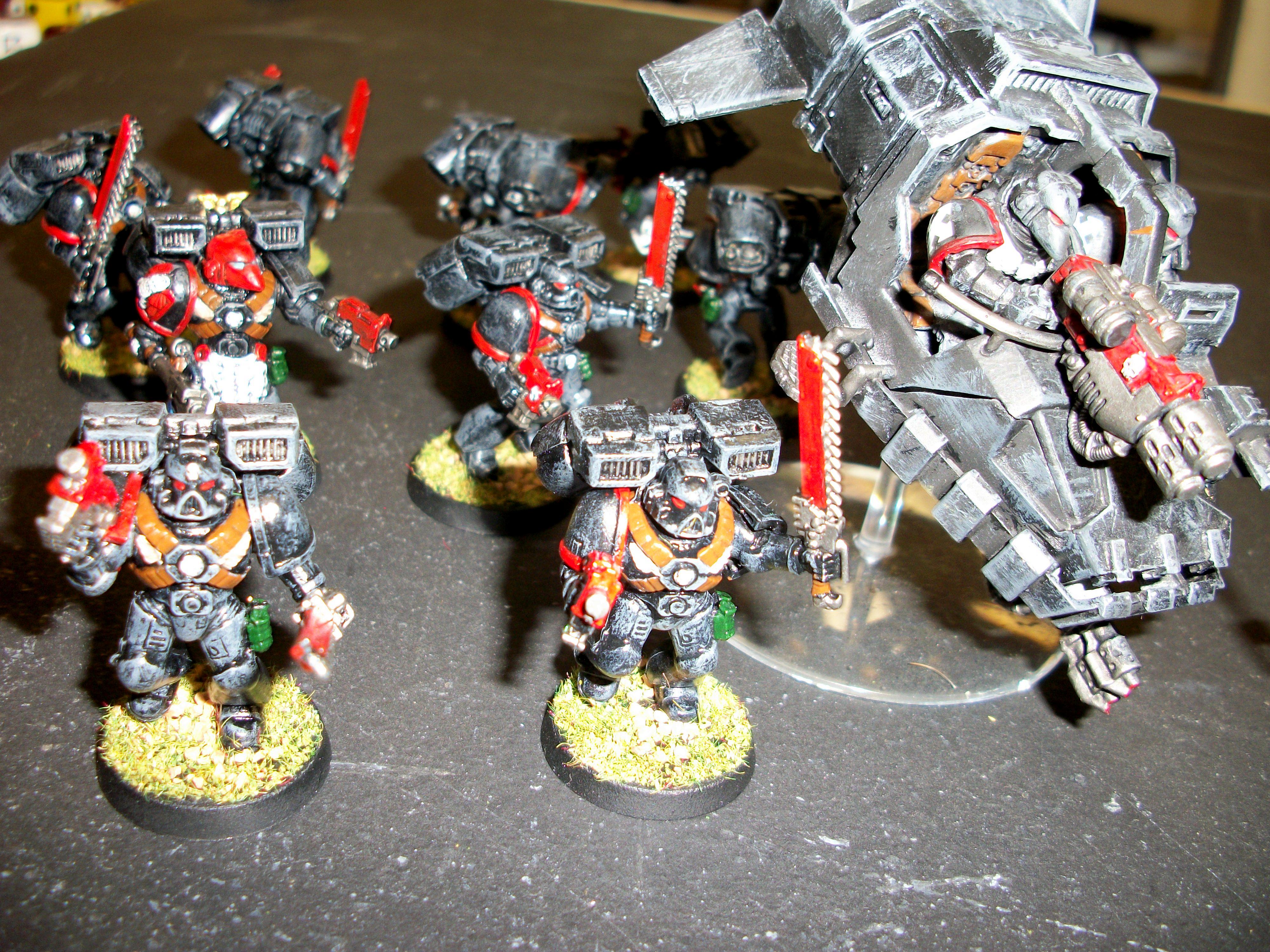 Assault Squad, Land Speeder, Raven Guard, Space Marines