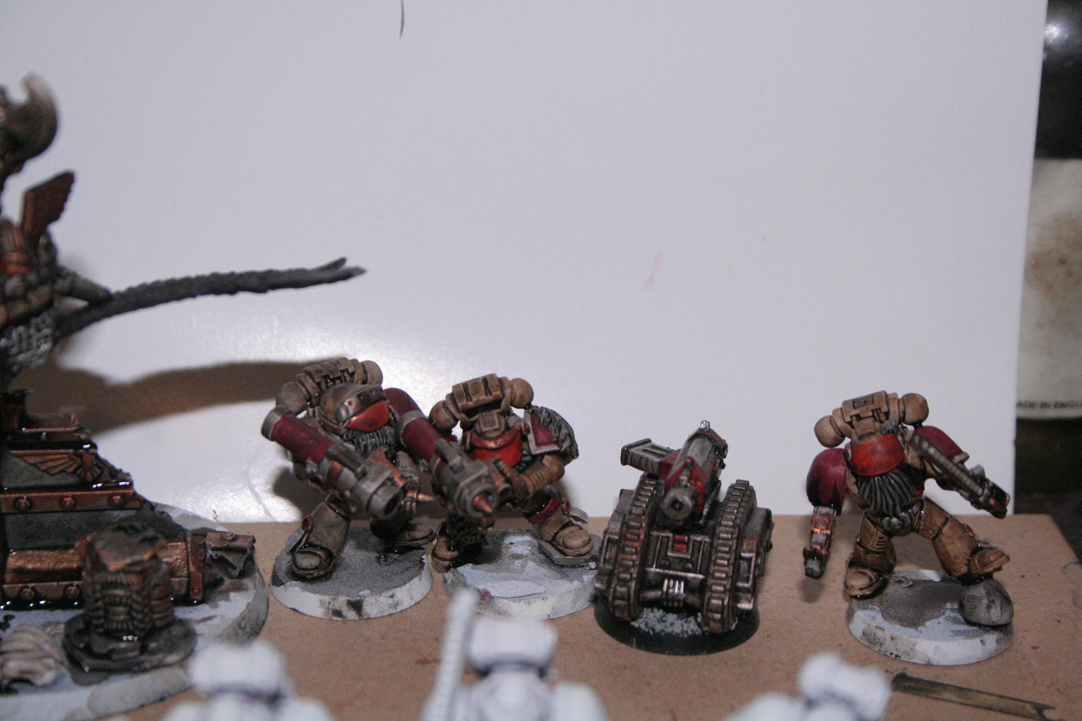 Frodo, Pip, Space Dwarfs, Space Wolves, Squats